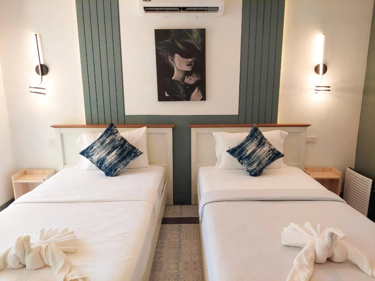 Bed in Magical Mountain View Resort