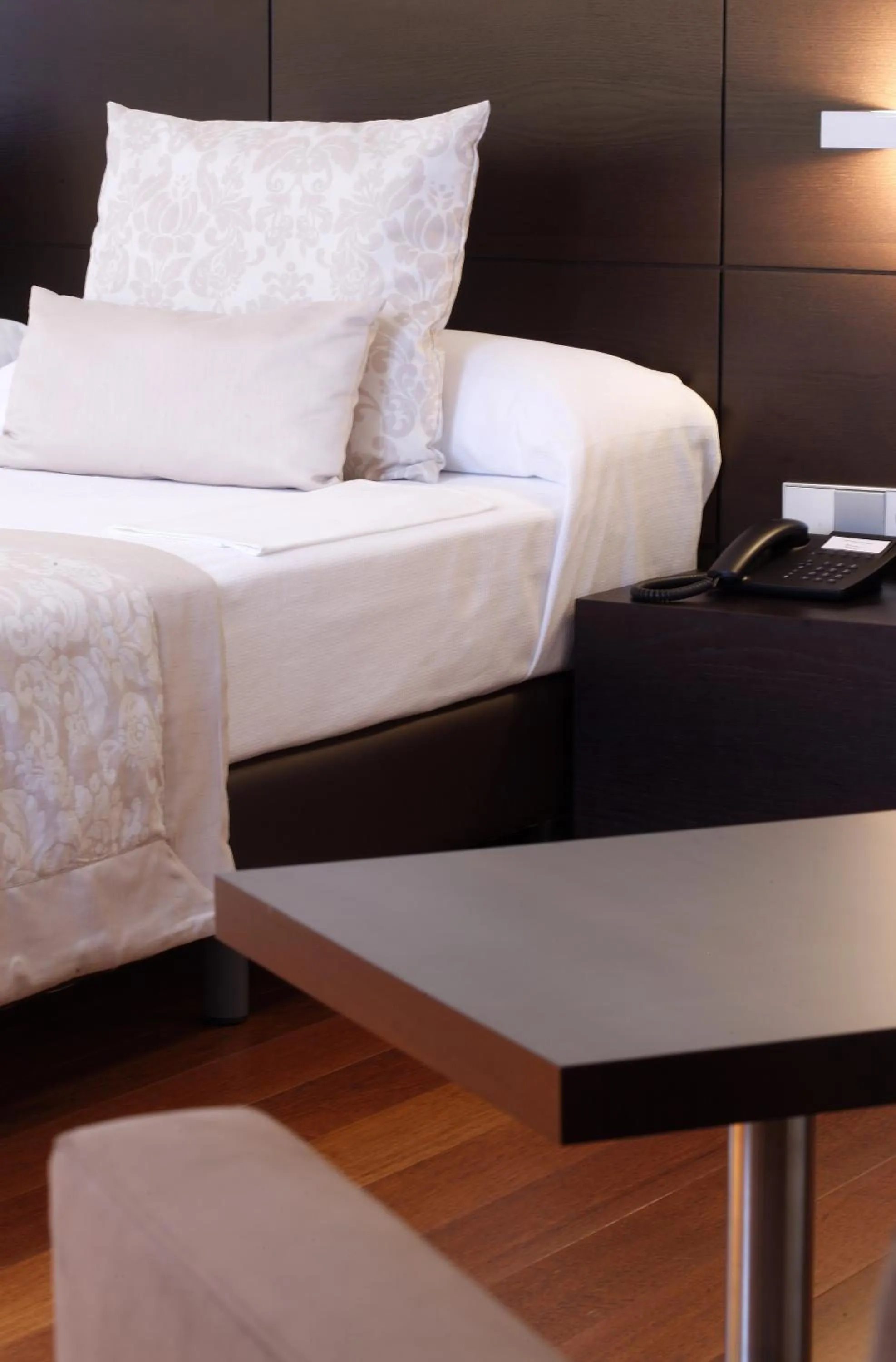 Bed in Hotel Palacio de Merás