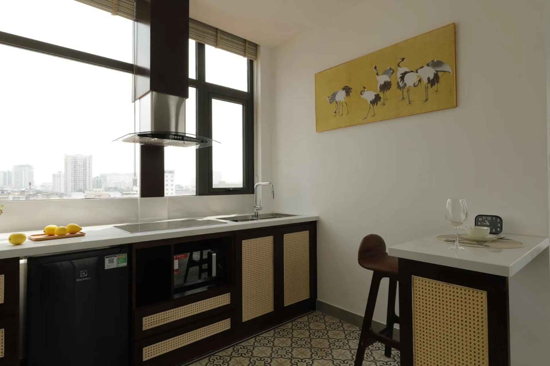 Kitchen or kitchenette in Mersey Central Hanoi Apart'Hotel