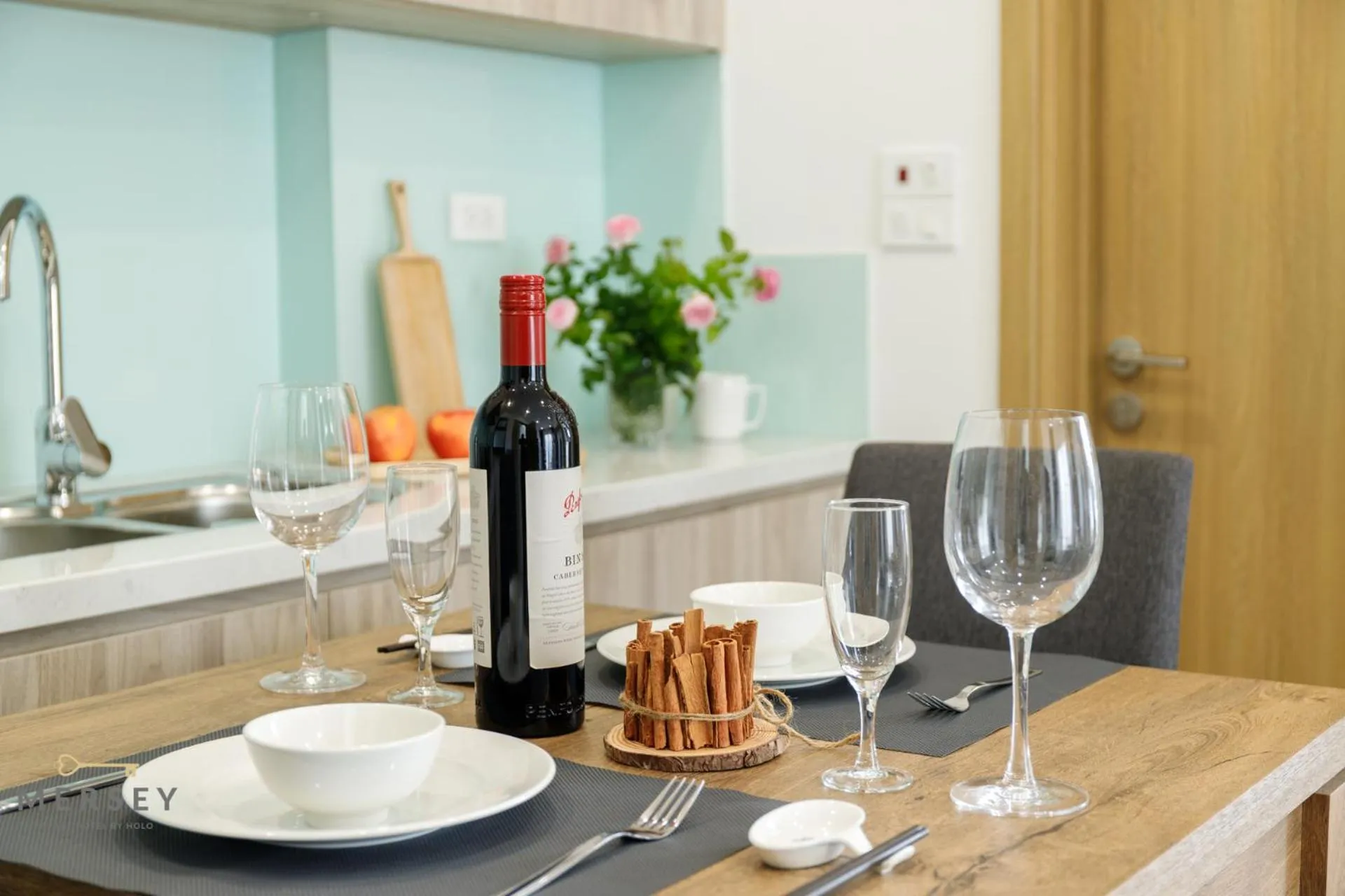 Dining area in Mersey Central Hanoi Apart'Hotel