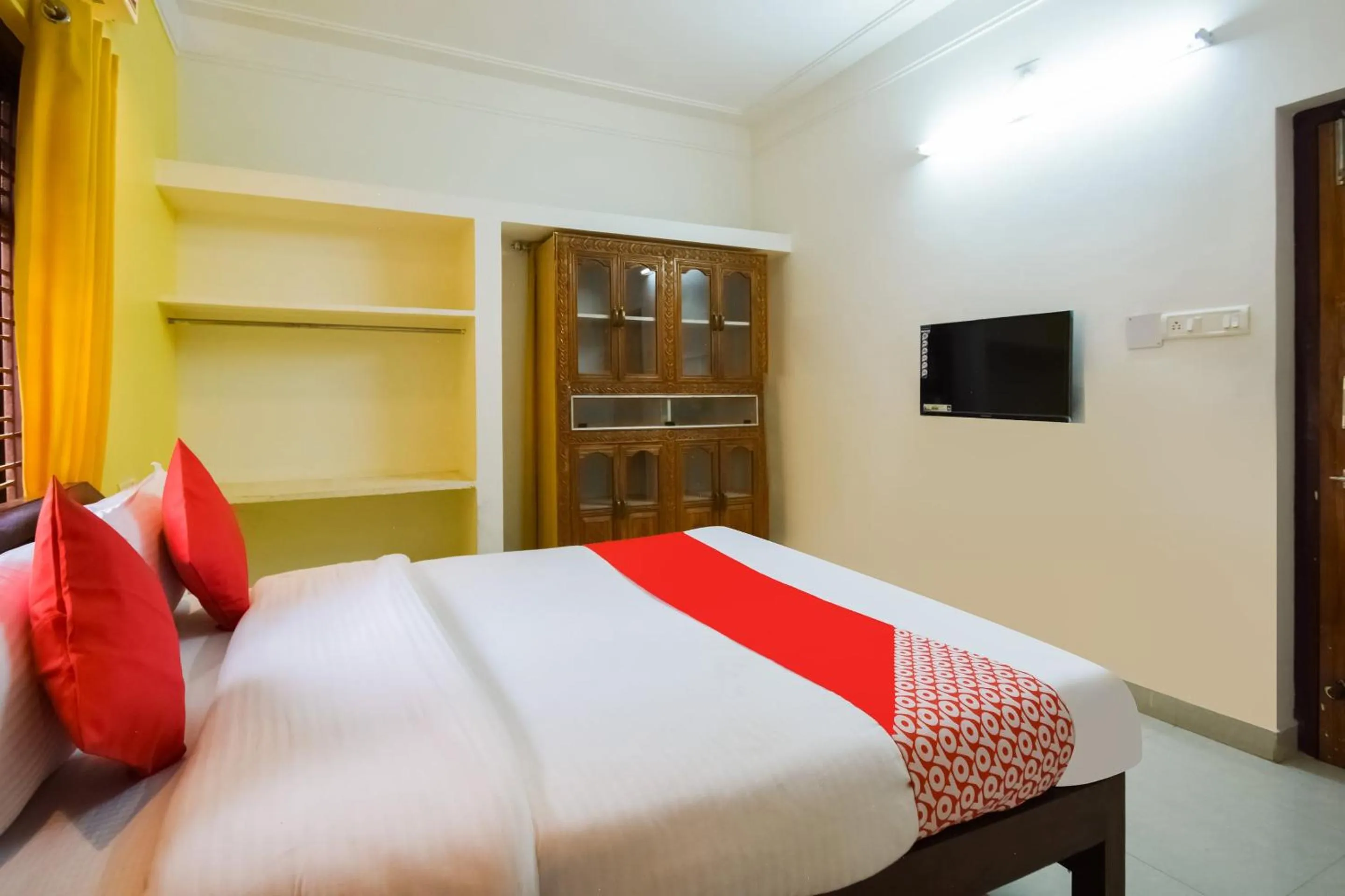 Bedroom in Hotel O Mks Inn