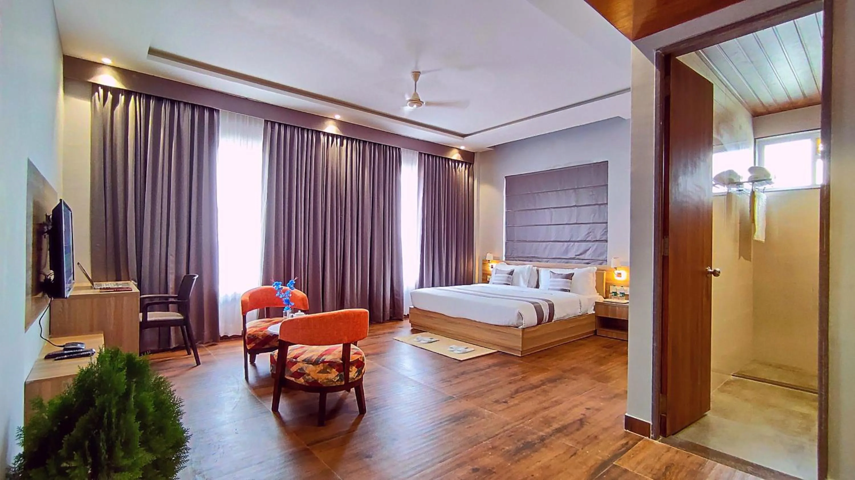 Photo of the whole room, Bed in ShriGo Hotel Nathdwara