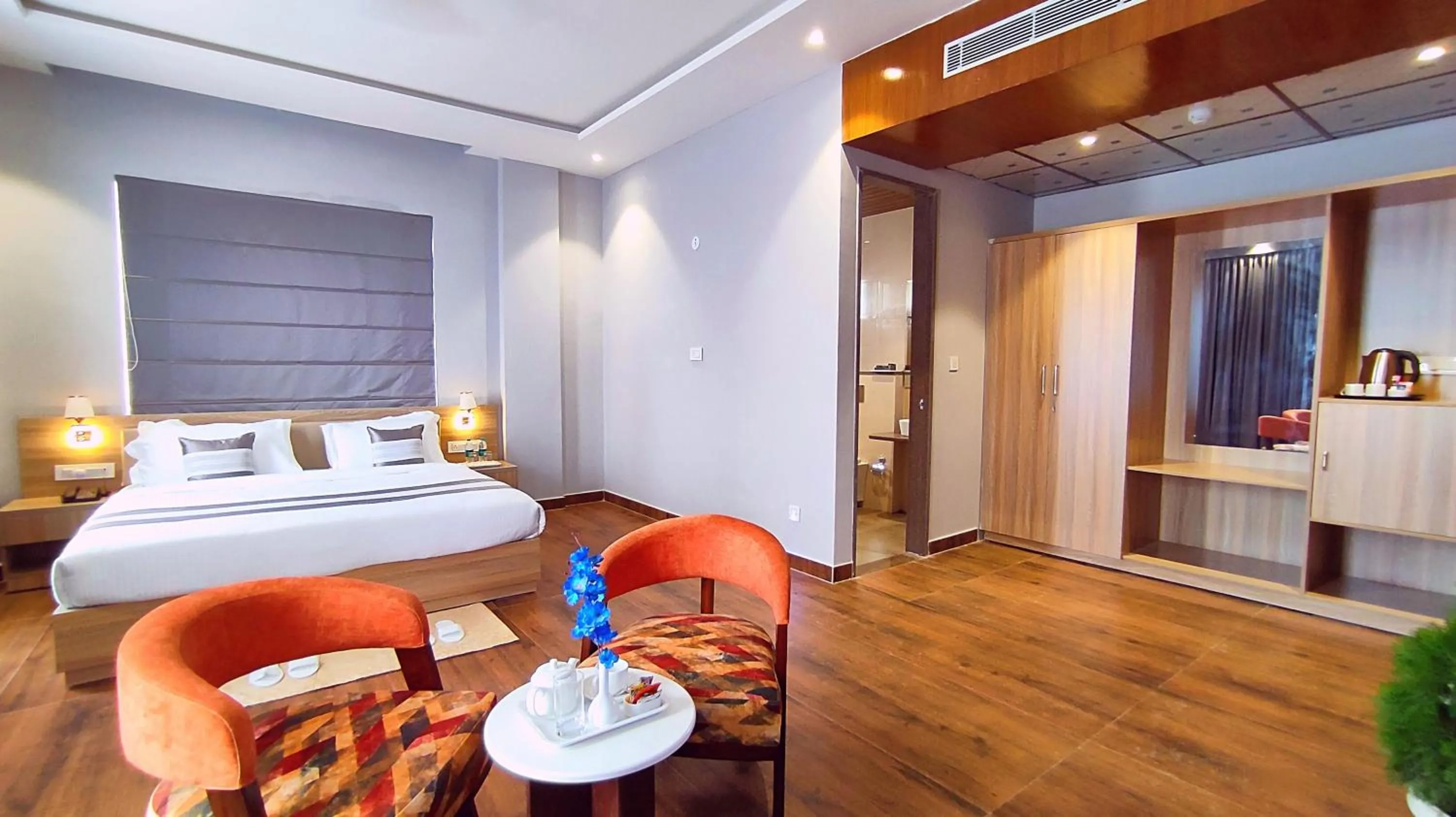 Photo of the whole room, Bed in Sshubh Hotel Nathdwara