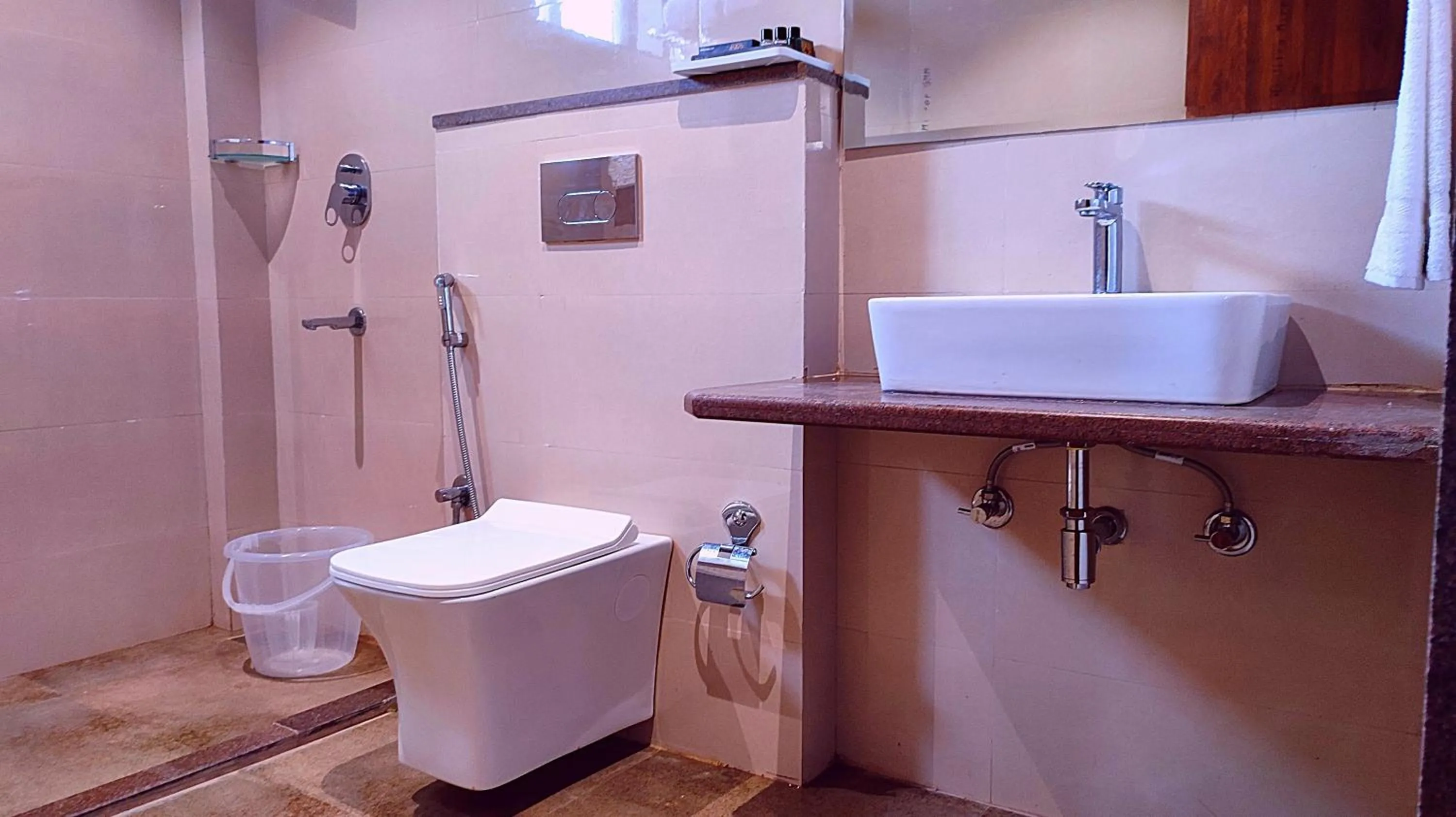 Bathroom in Sshubh Hotel Nathdwara