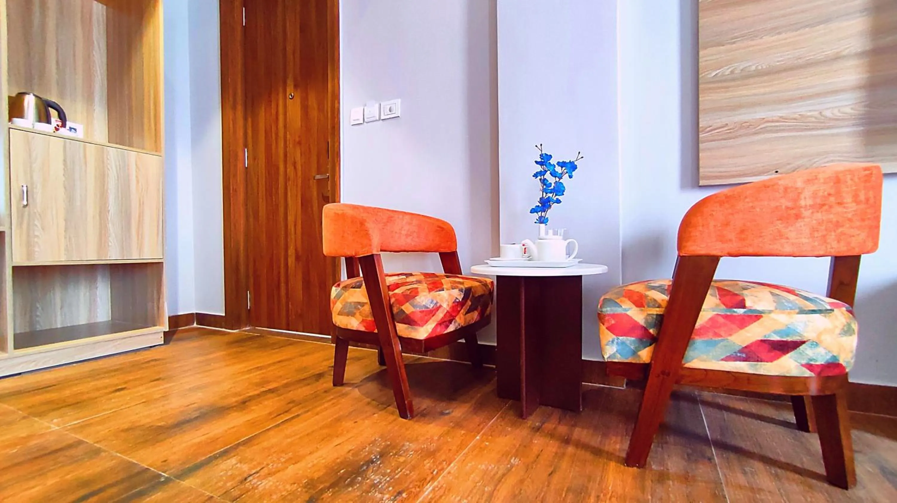 Seating area in Sshubh Hotel Nathdwara