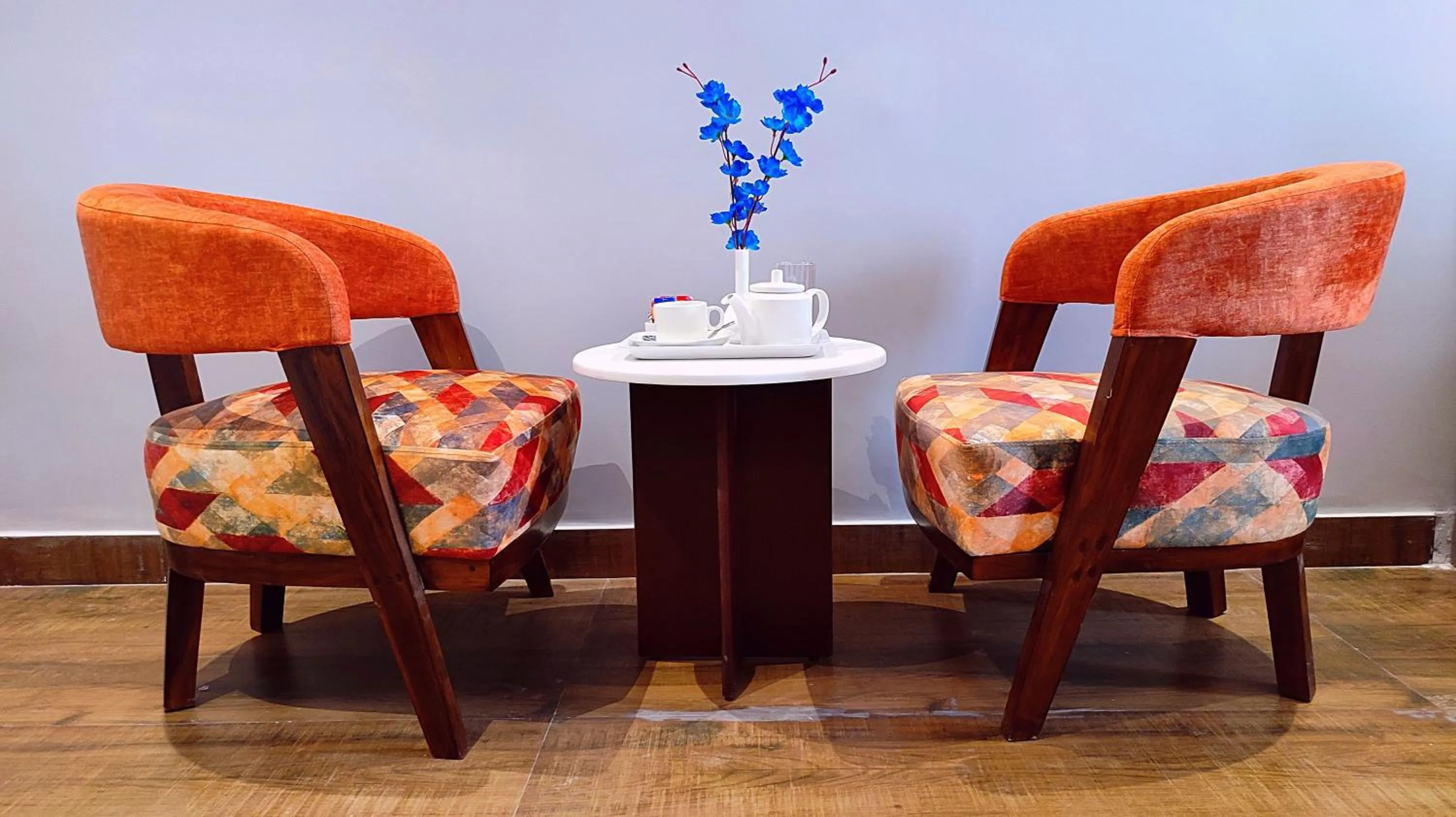 Seating area in Sshubh Hotel Nathdwara