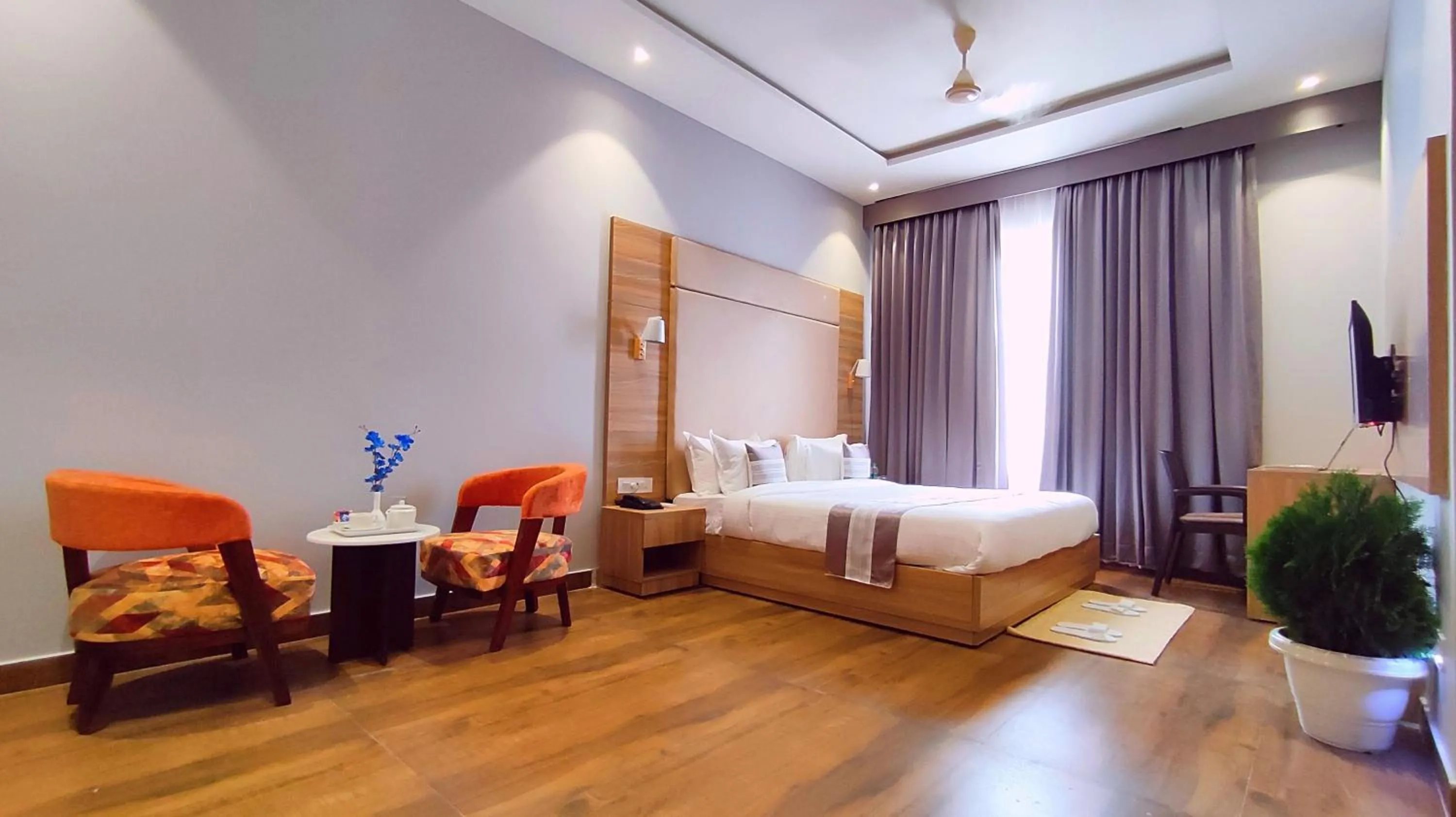 Photo of the whole room, Bed in Sshubh Hotel Nathdwara