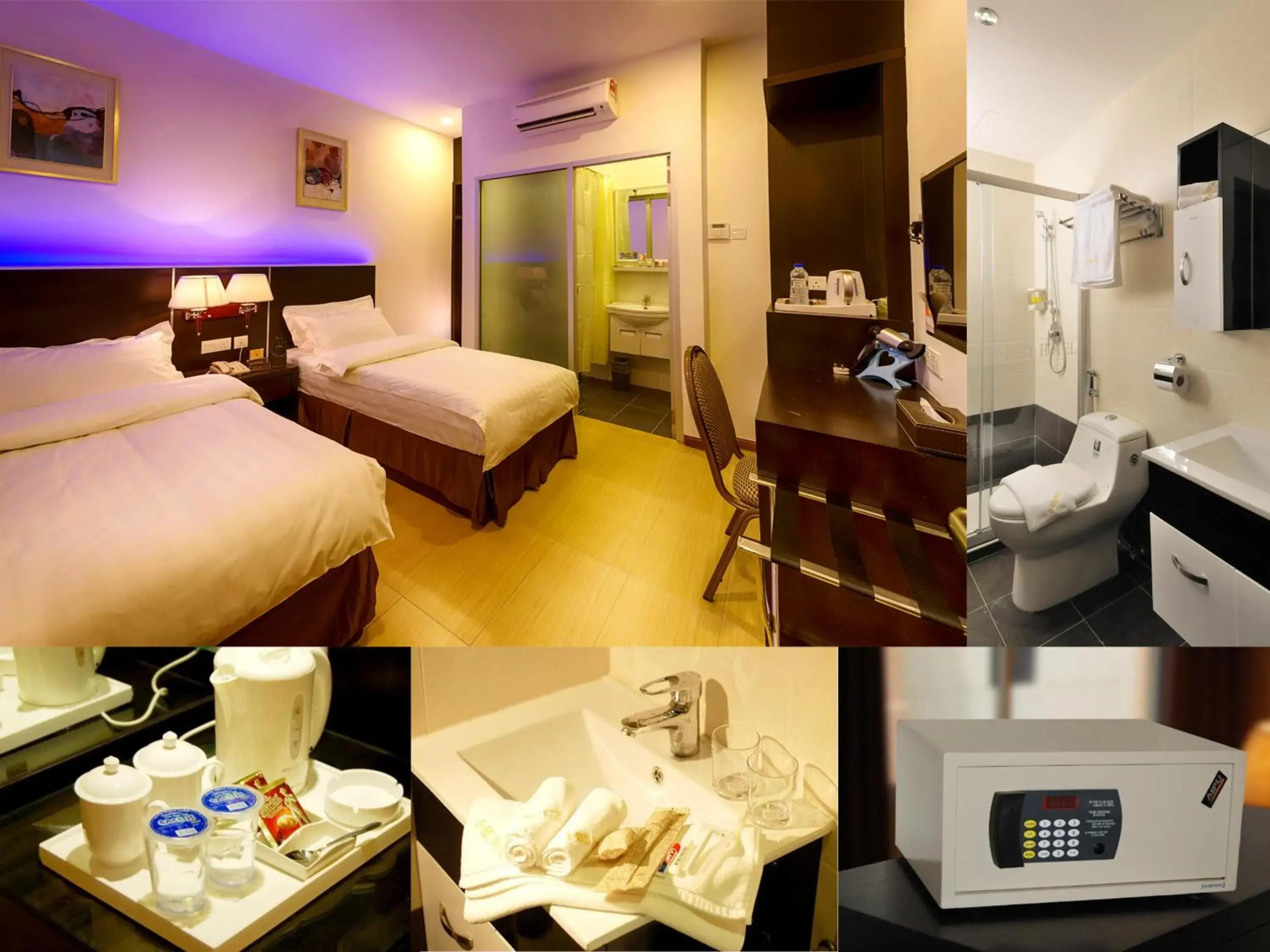 Standard Twin Room in ERNES Hotel Alma Bukit Mertajam Standard Twin Room in ERNES Hotel Alma Bukit Mertajam