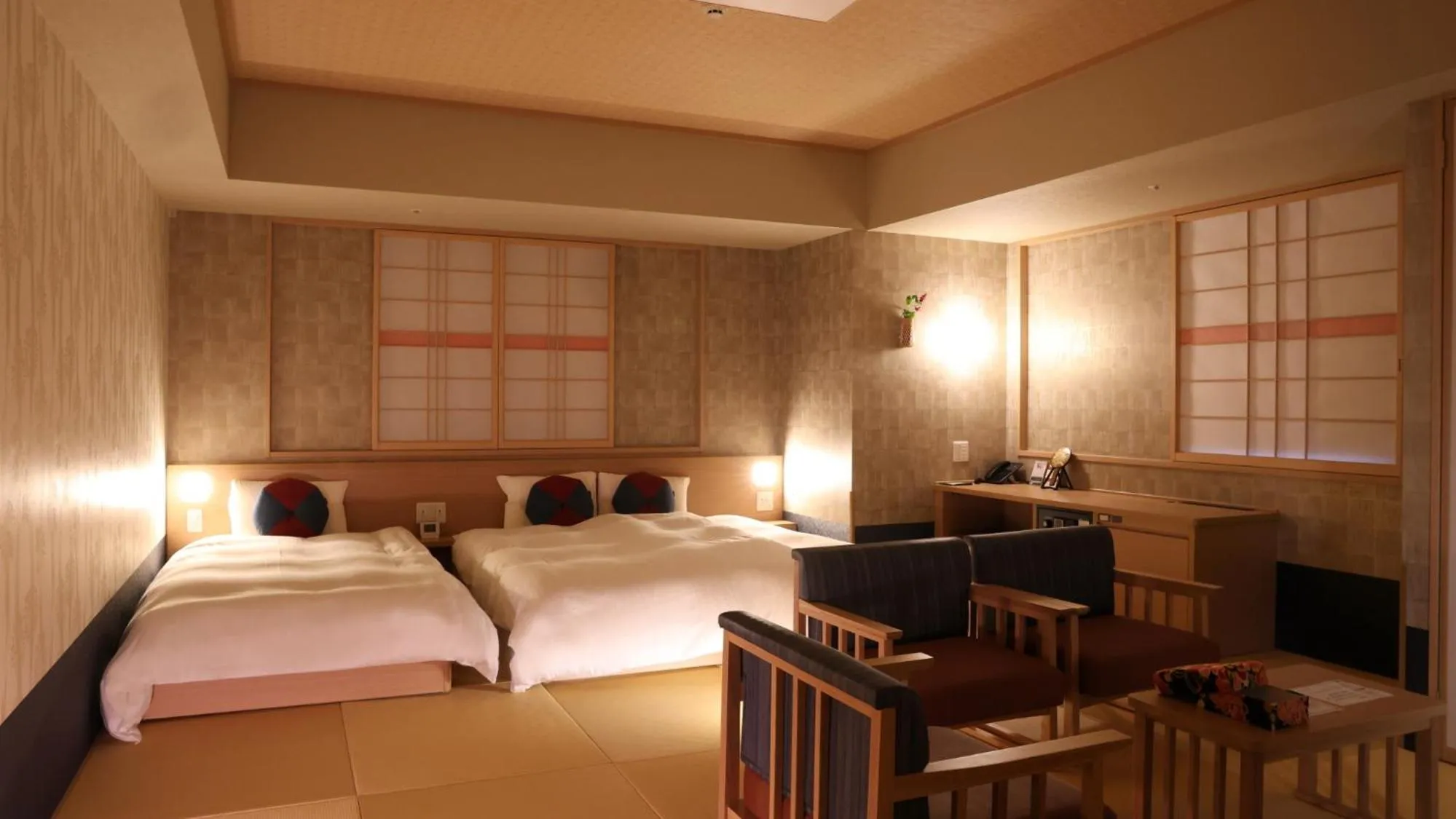 Photo of the whole room, Bed in Onyado Nono Kanazawa