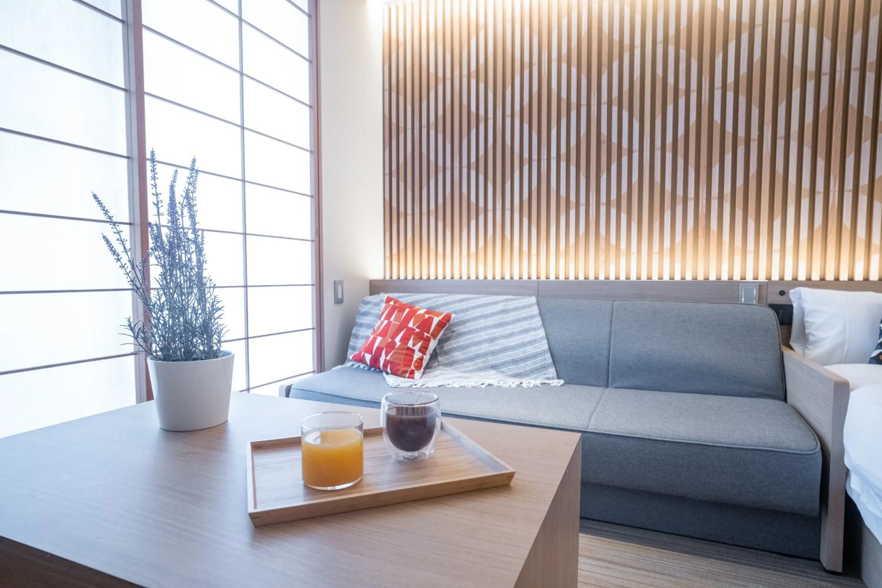 Living room in ORI Kyoto
