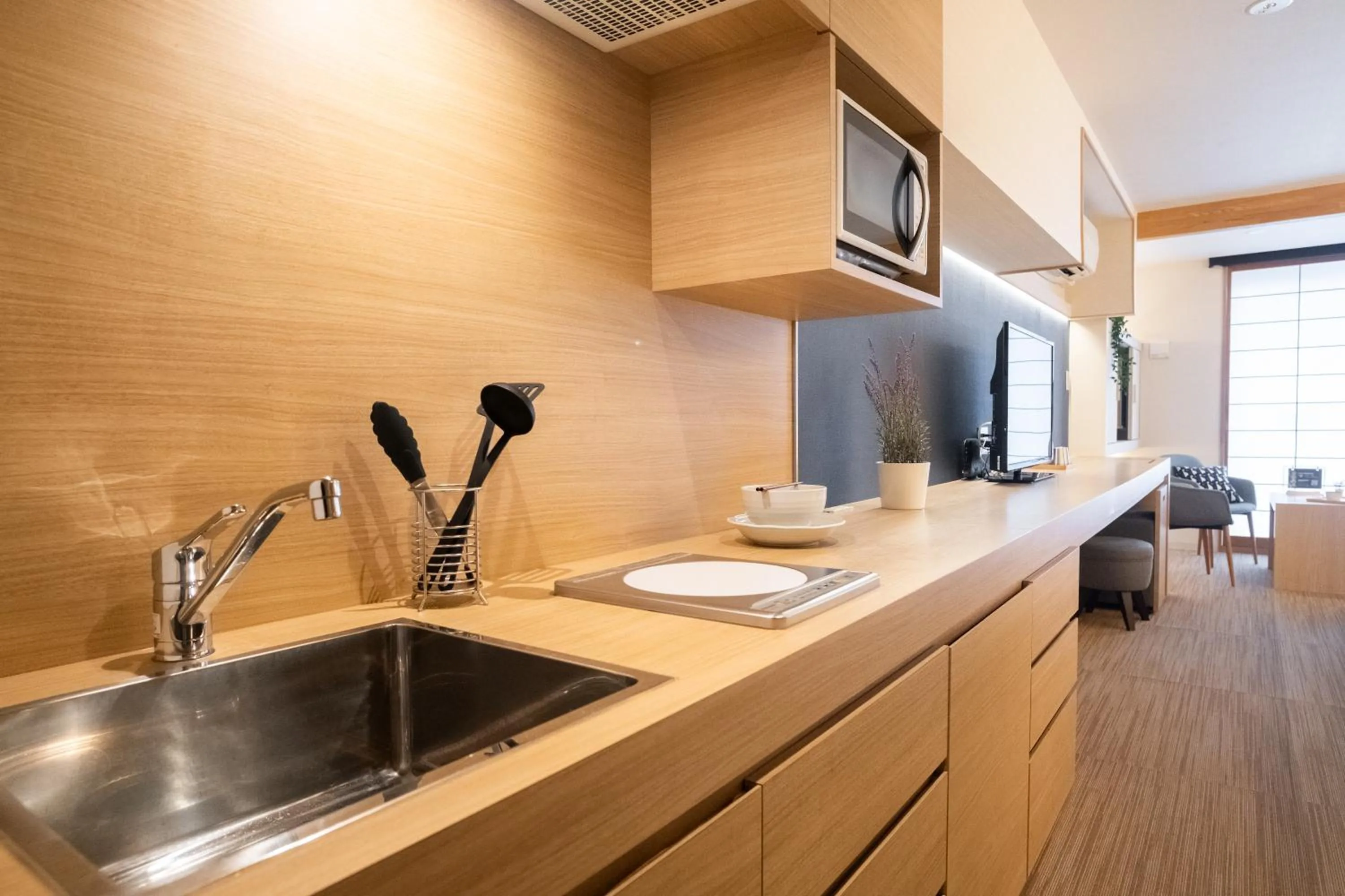 Kitchen or kitchenette in ORI Kyoto