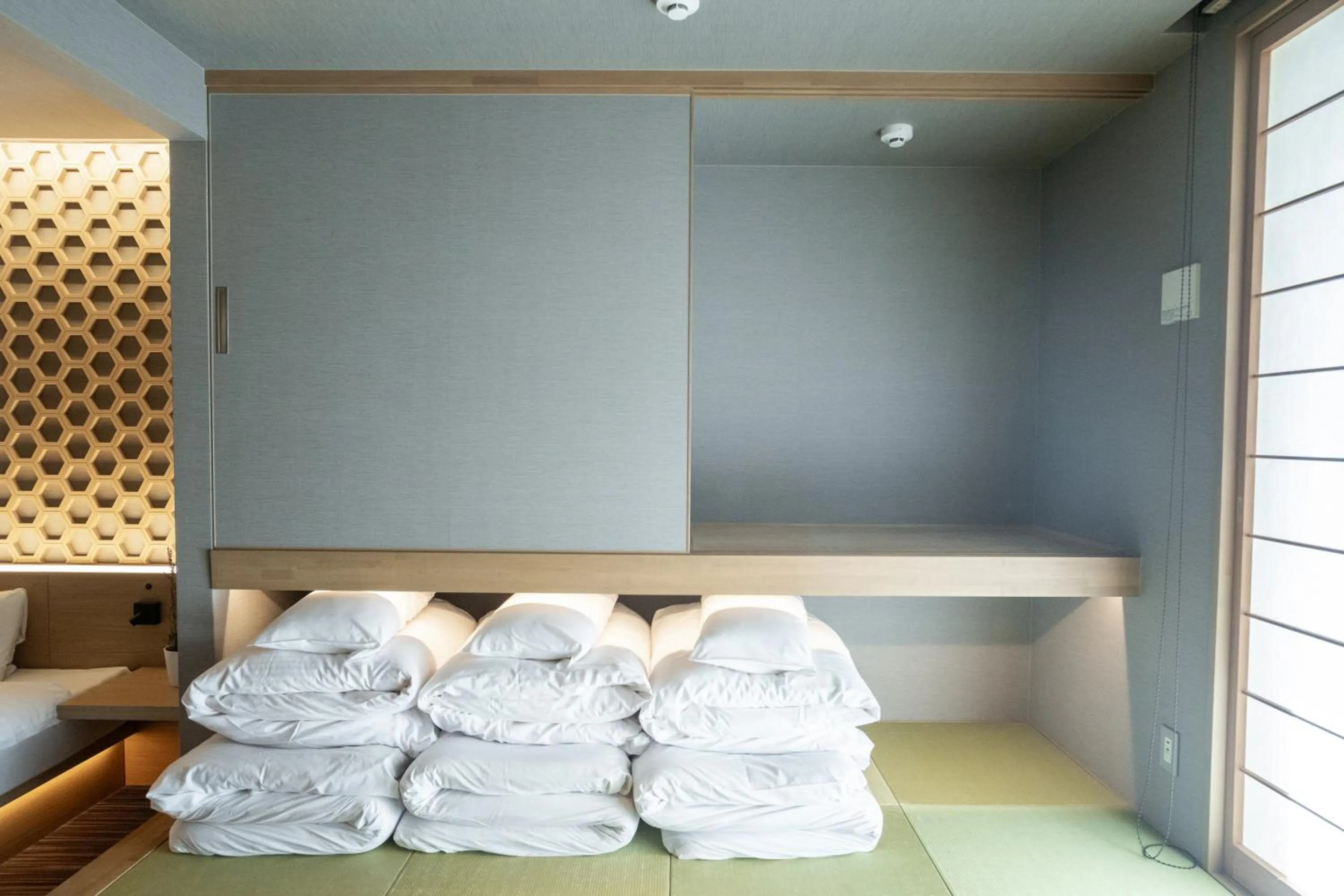 Photo of the whole room, Bed in ORI Kyoto