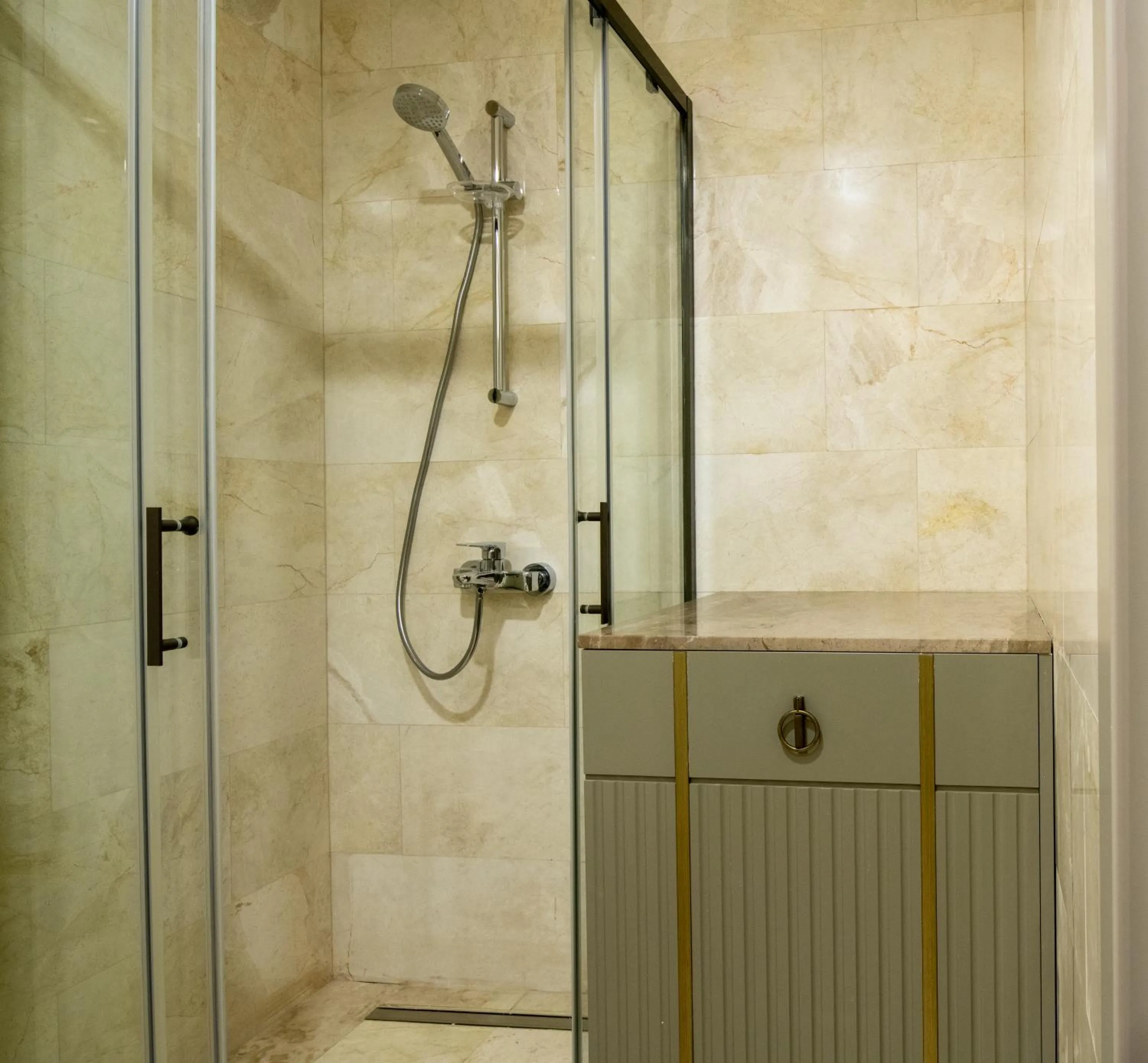 Shower in G Tower Furnished Apartment Rentals