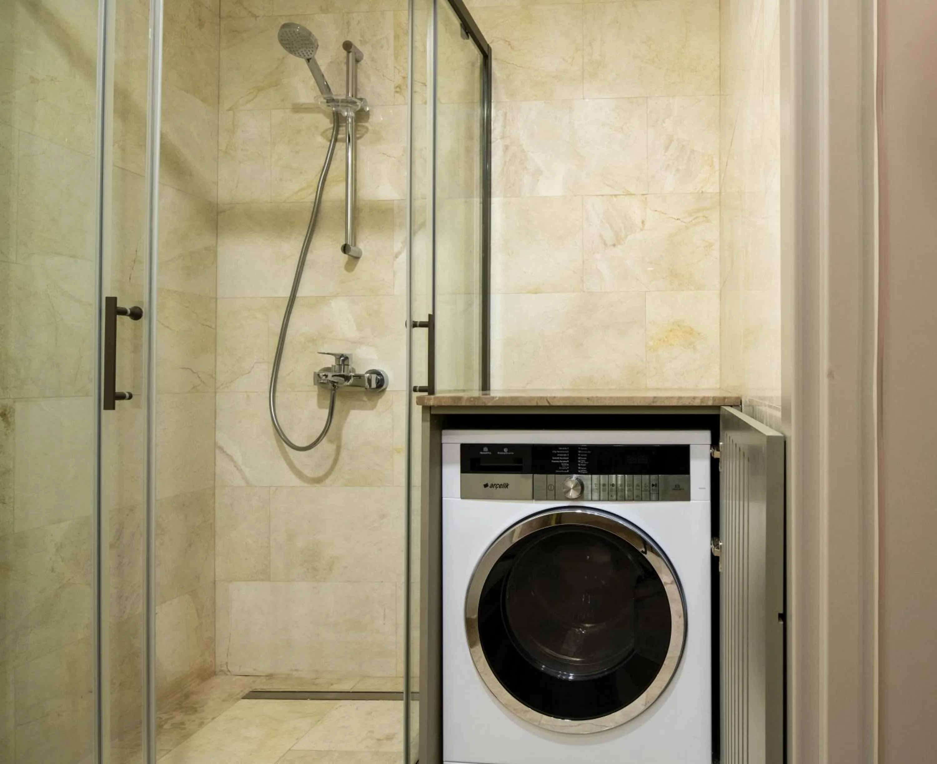 Shower in G Tower Furnished Apartment Rentals