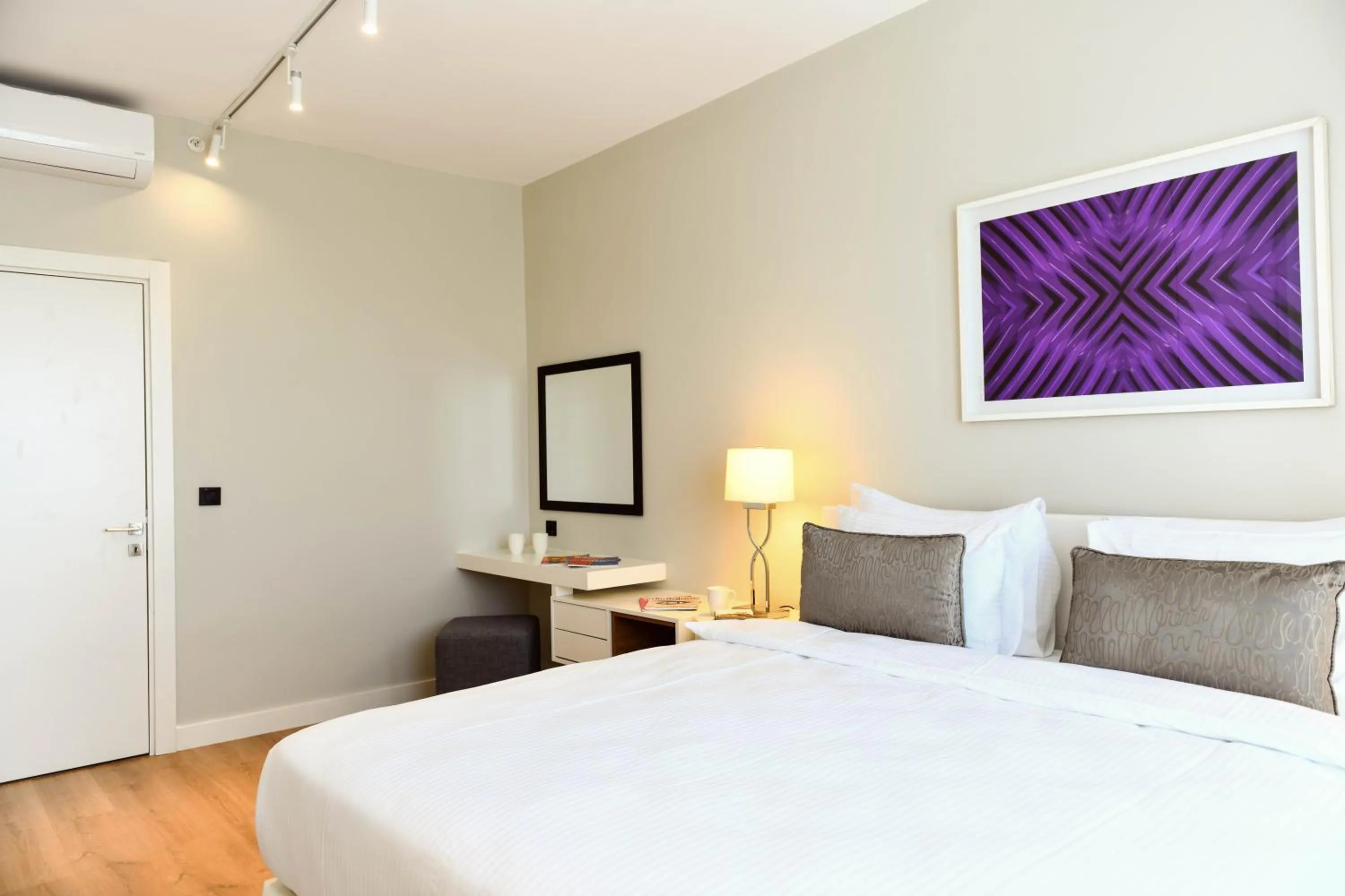 Bedroom, Bed in G Tower Furnished Apartment Rentals