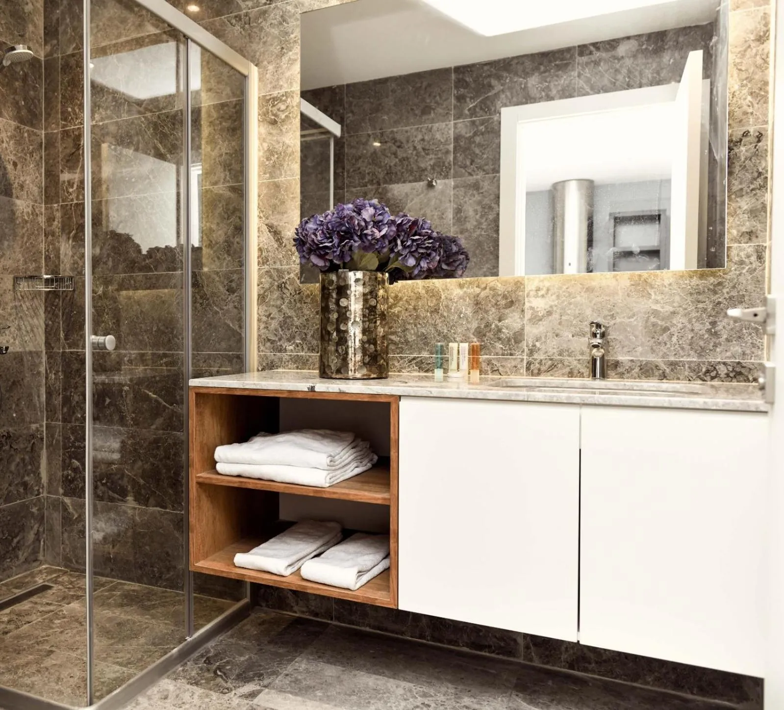 Bathroom in G Tower Furnished Apartment Rentals