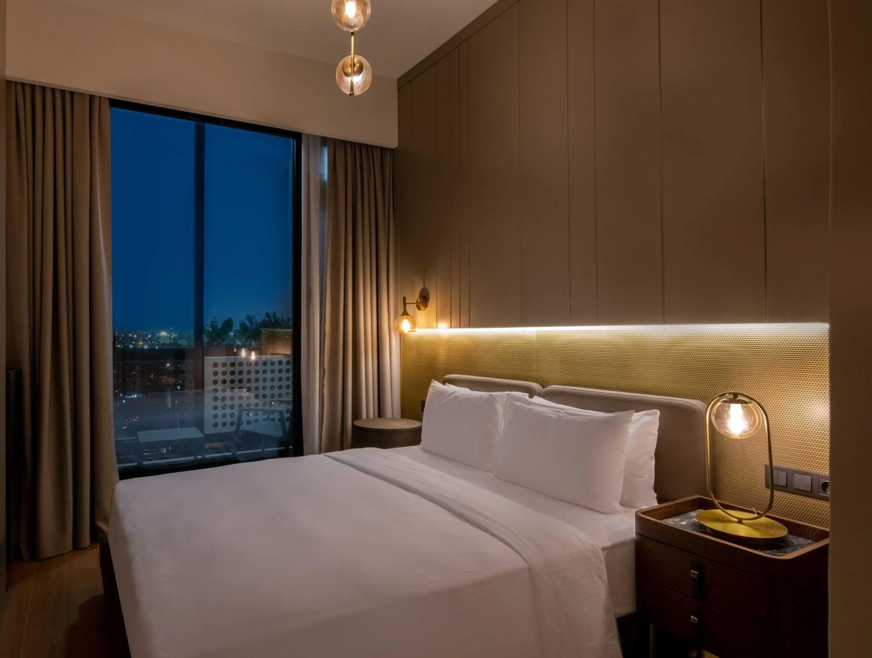 Bed in G Tower Furnished Apartment Rentals