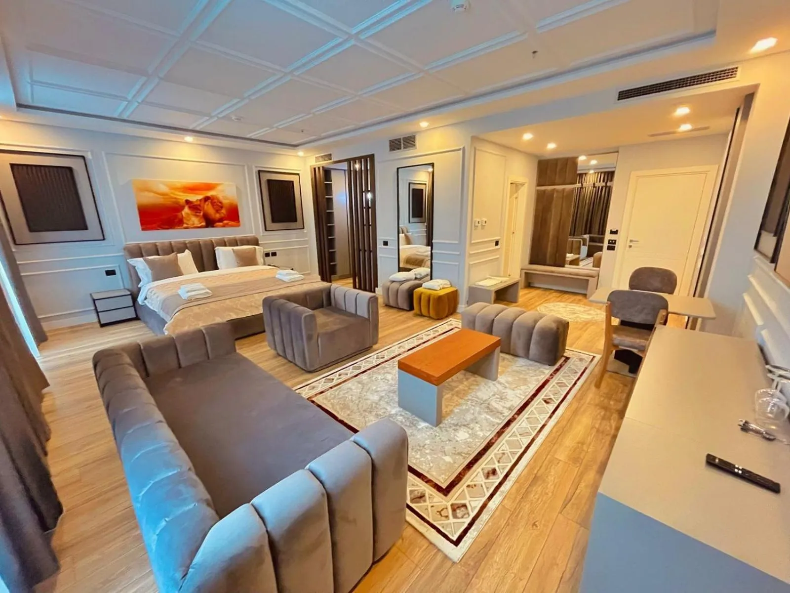 Seating area in Royal East Resort