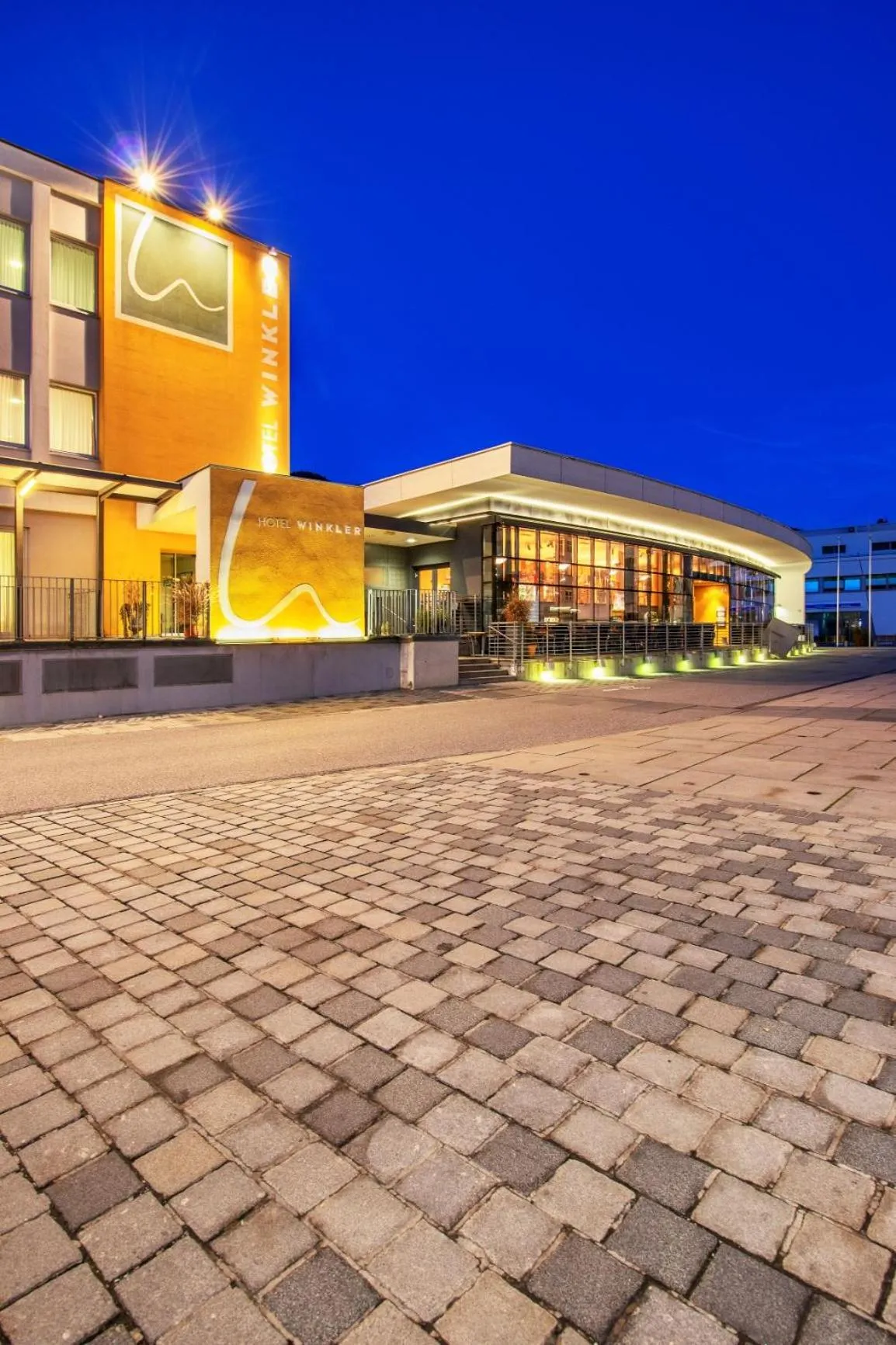 Inner courtyard view in Hotel Restaurant Winkler