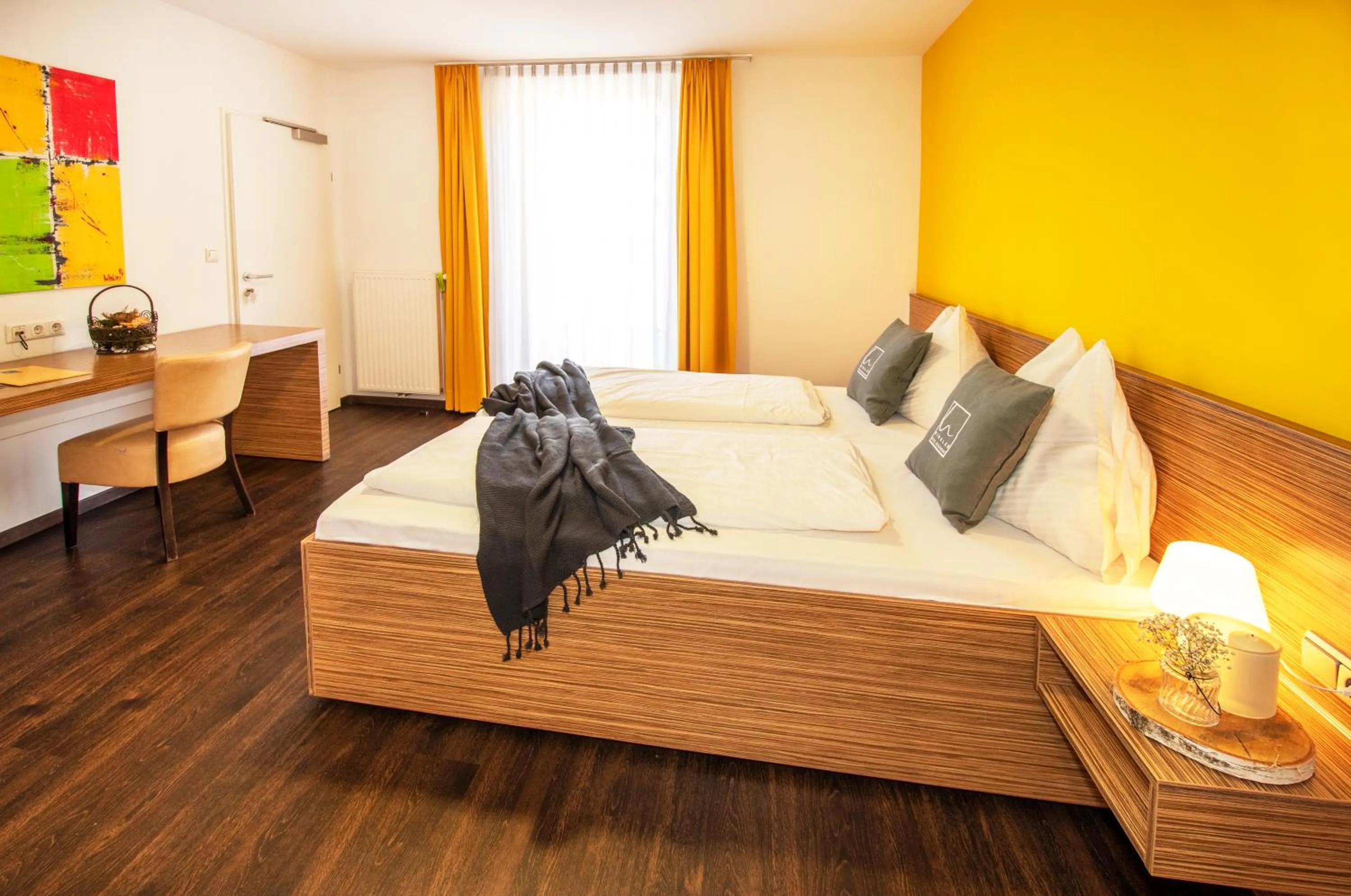 Bed in Hotel Restaurant Winkler