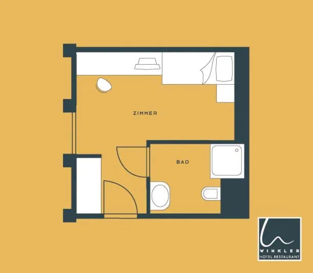Floor plan in Hotel Restaurant Winkler
