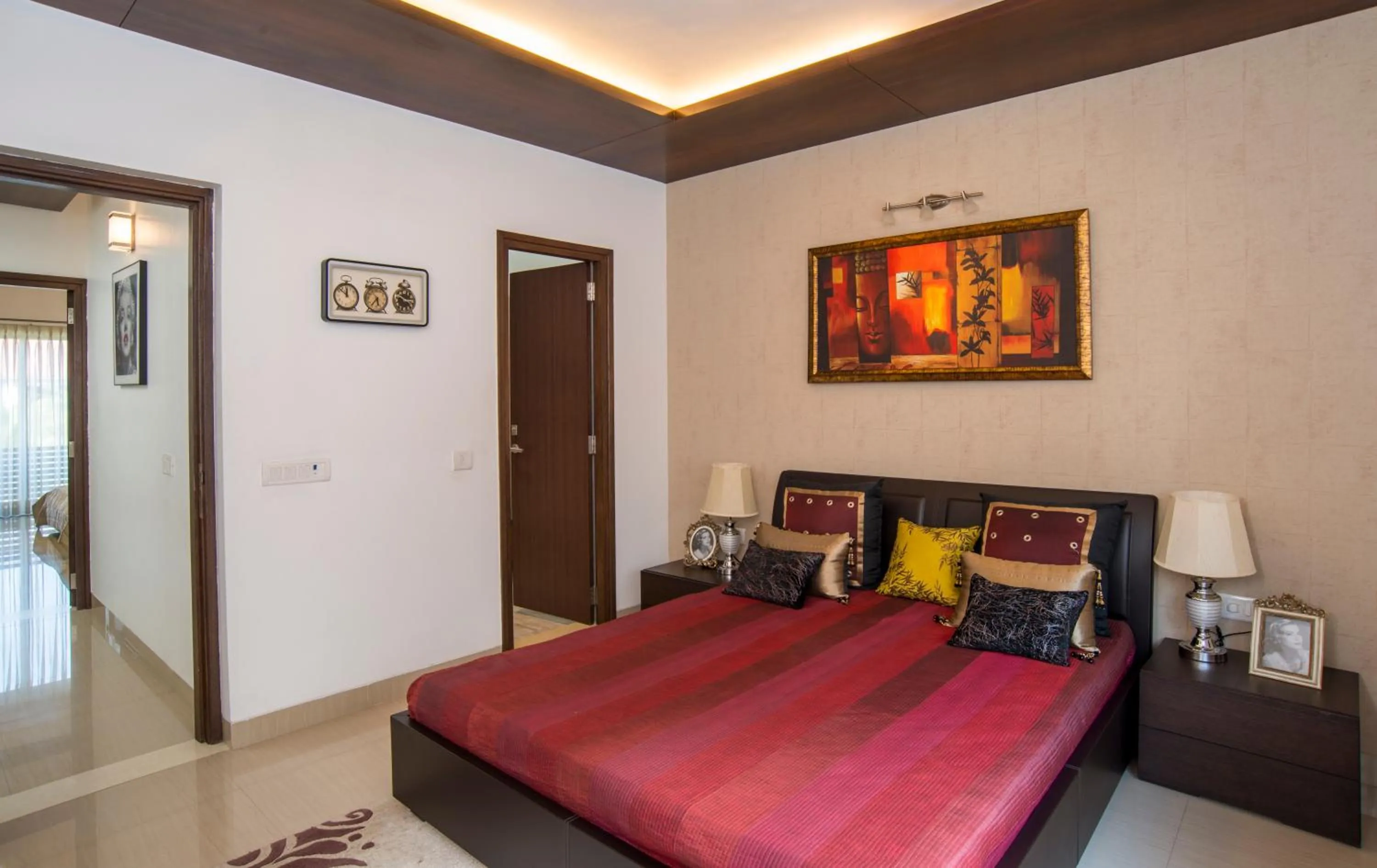 Bed in WOODS - Mangalyam Meadows