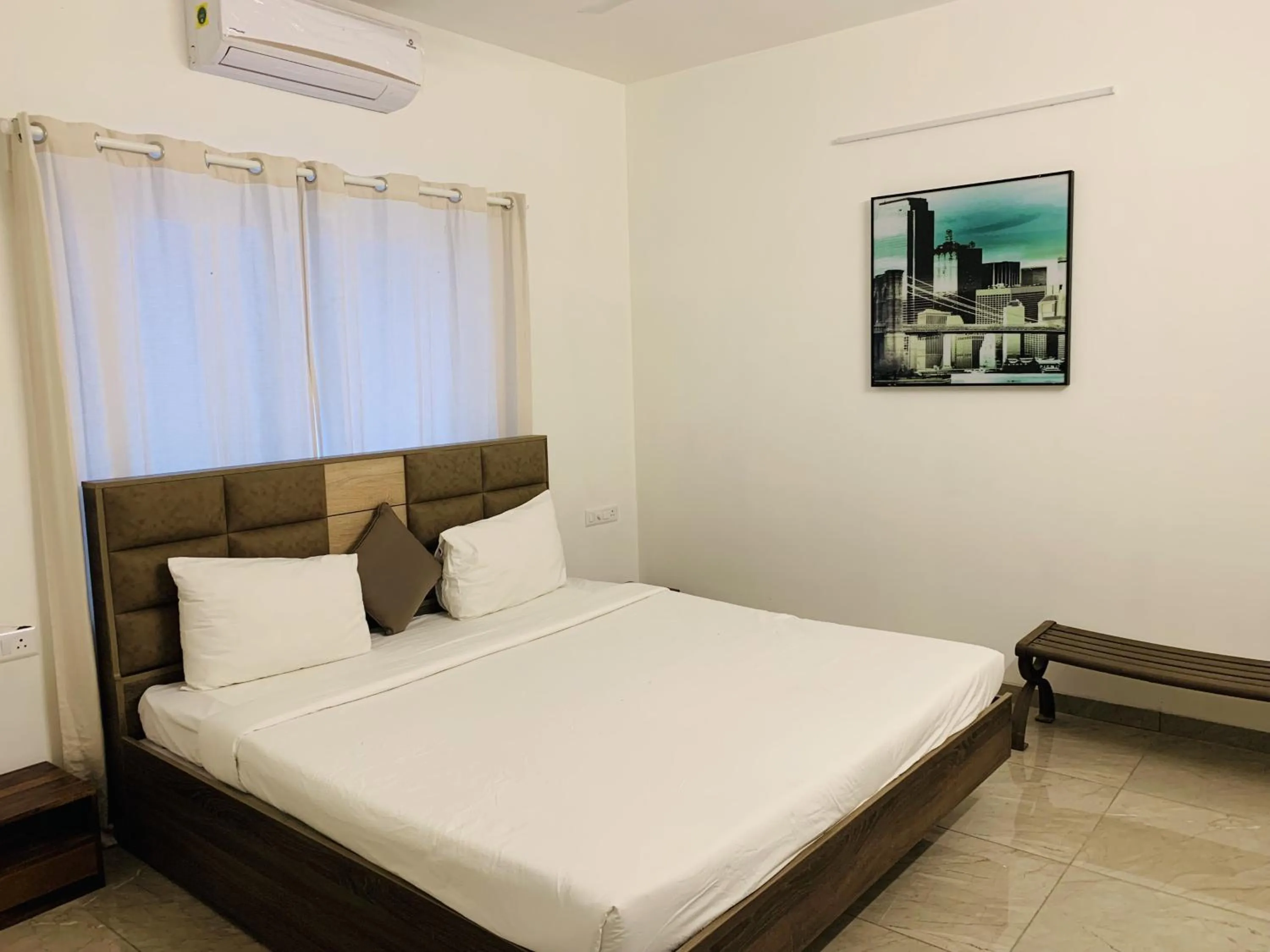 Bedroom, Bed in WOODS - Mangalyam Meadows