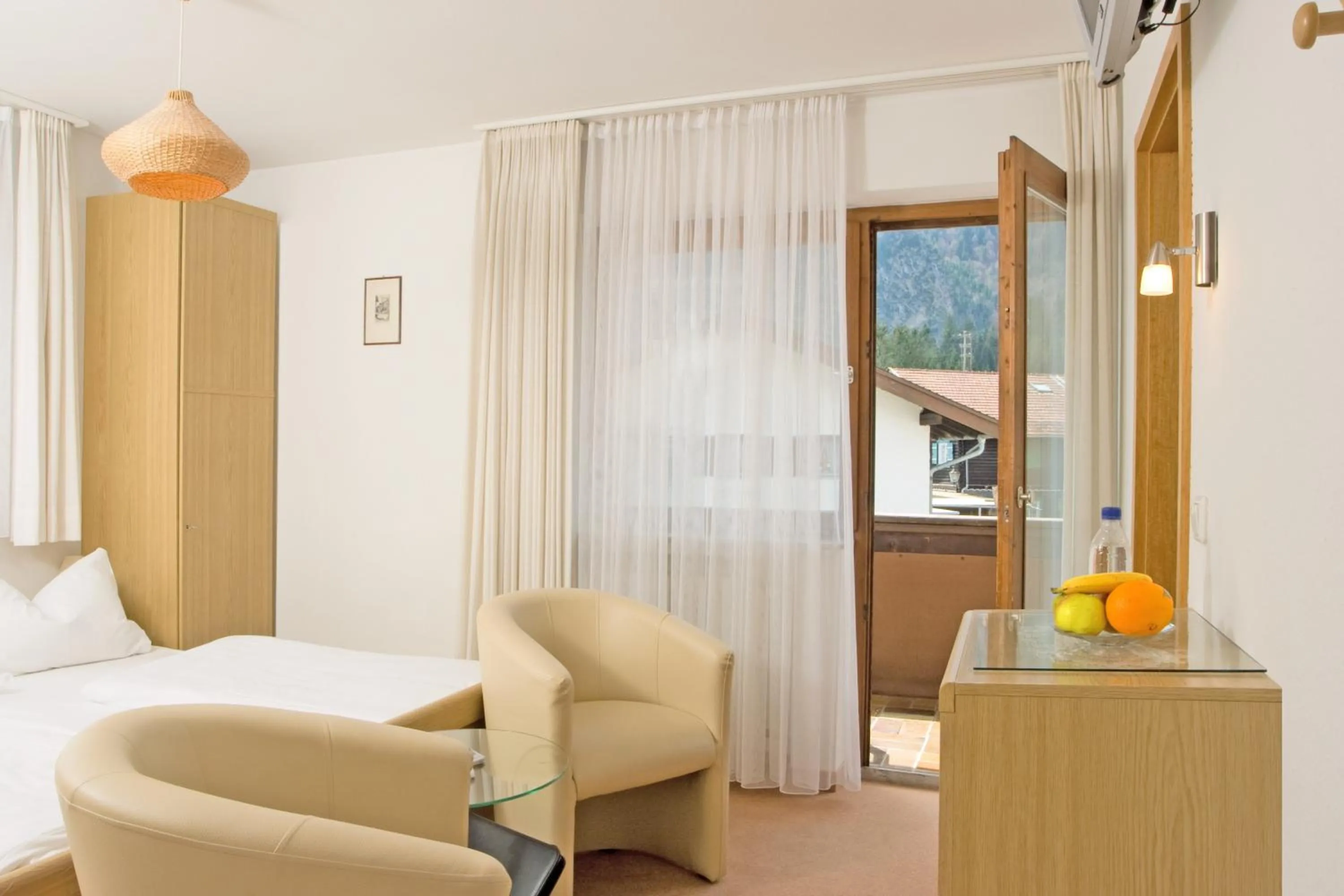 Bed in Gaestehaus Richter