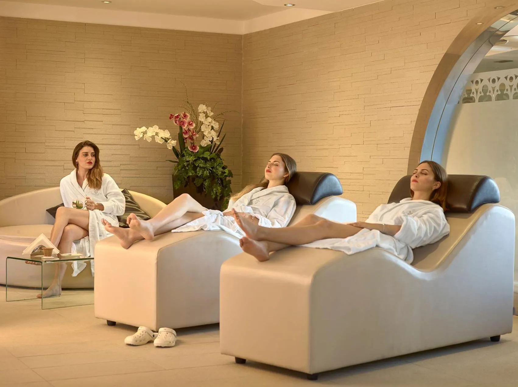 Spa and wellness centre/facilities in Hotel Niccolo' V - Terme dei Papi
