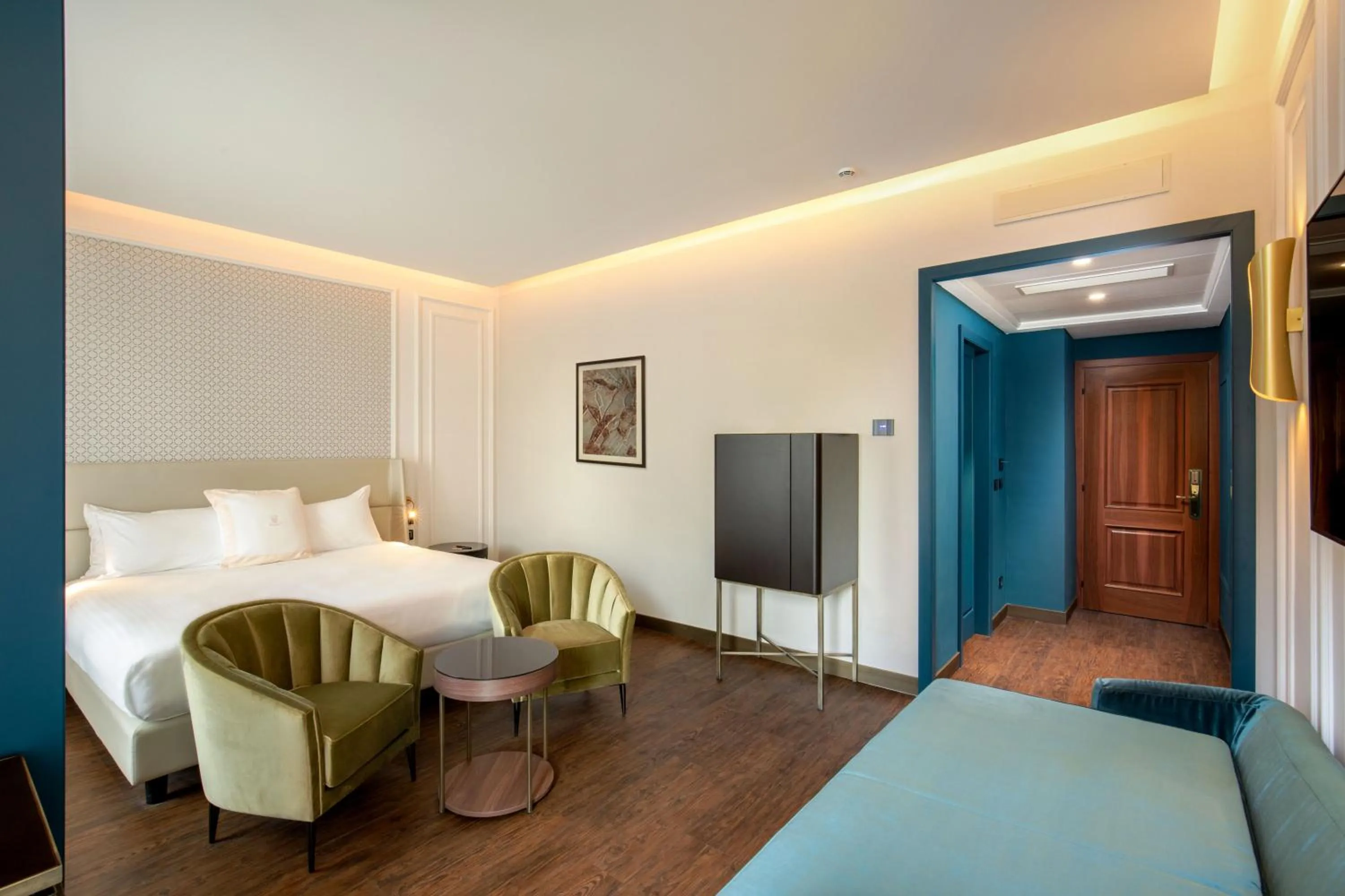 Bedroom, Bed in Hotel Niccolo' V - Terme dei Papi