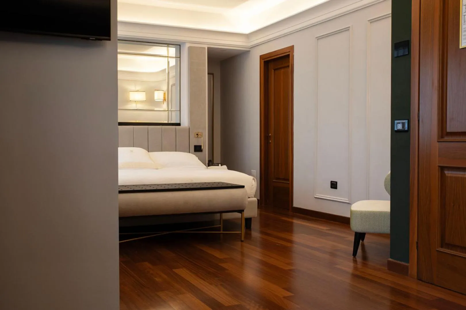 Bedroom, Bed in Hotel Niccolo' V - Terme dei Papi