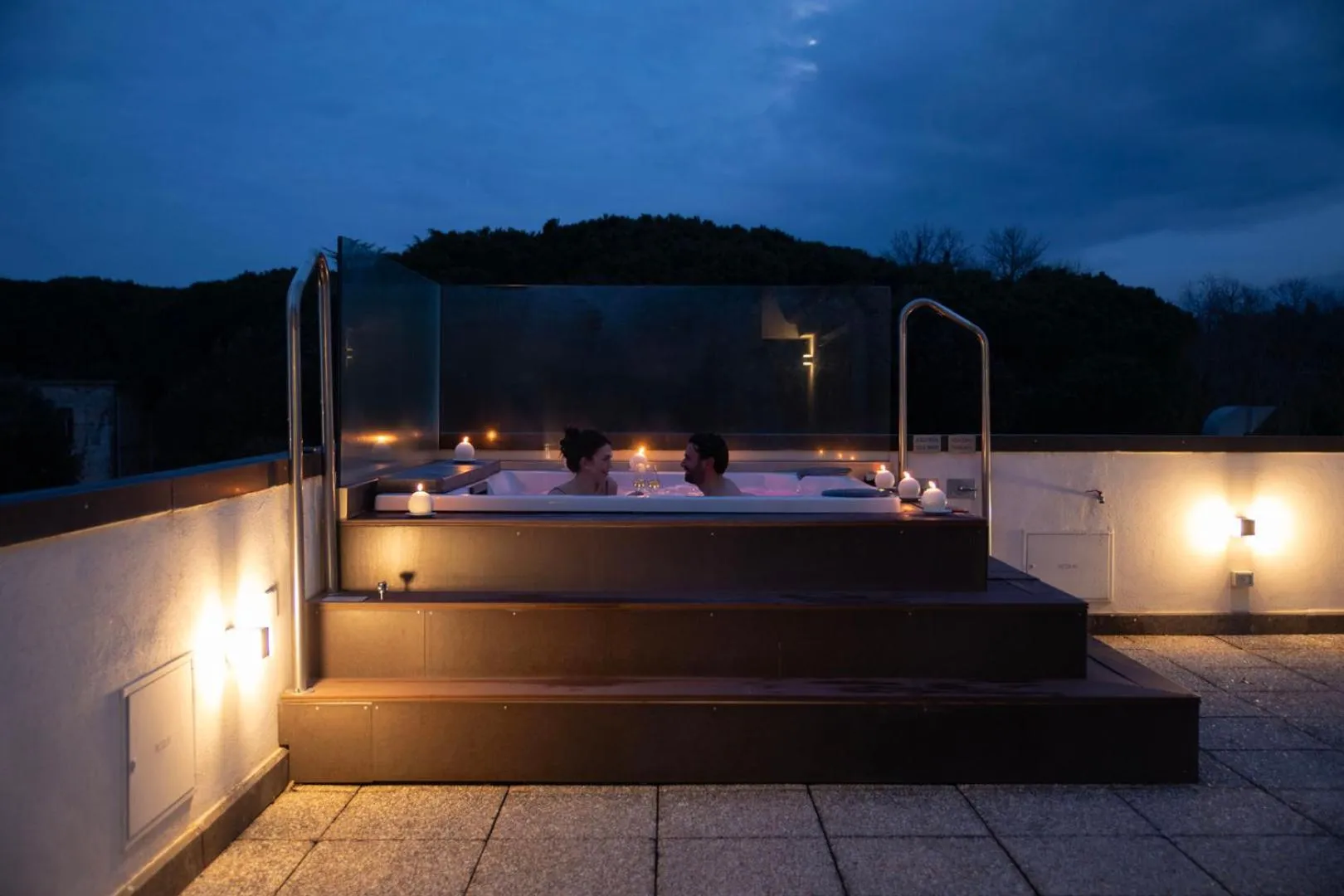 Hot Tub in Hotel Niccolo' V - Terme dei Papi