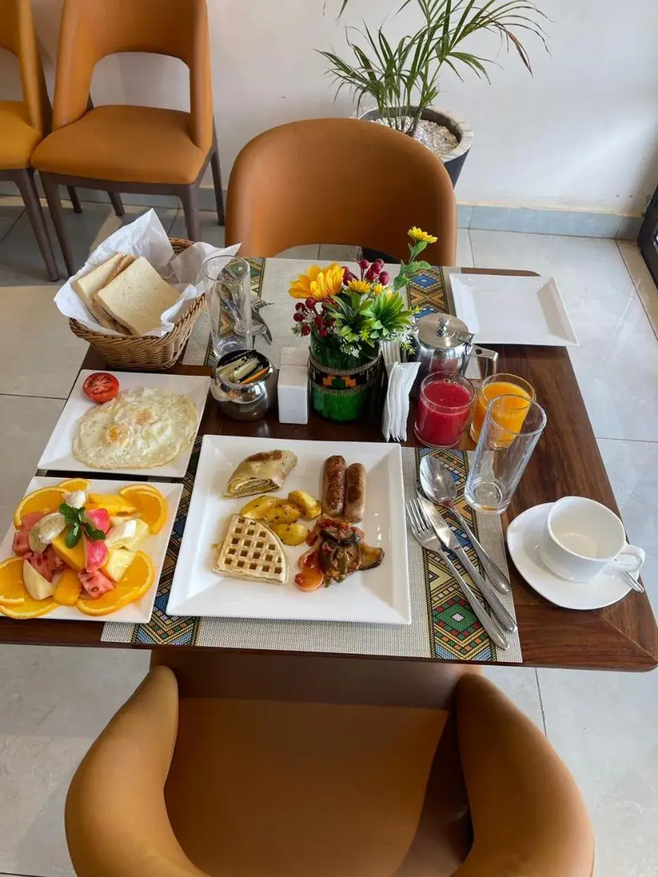 Breakfast in Millennium Terrace Hotel Breakfast in Millennium Terrace Hotel