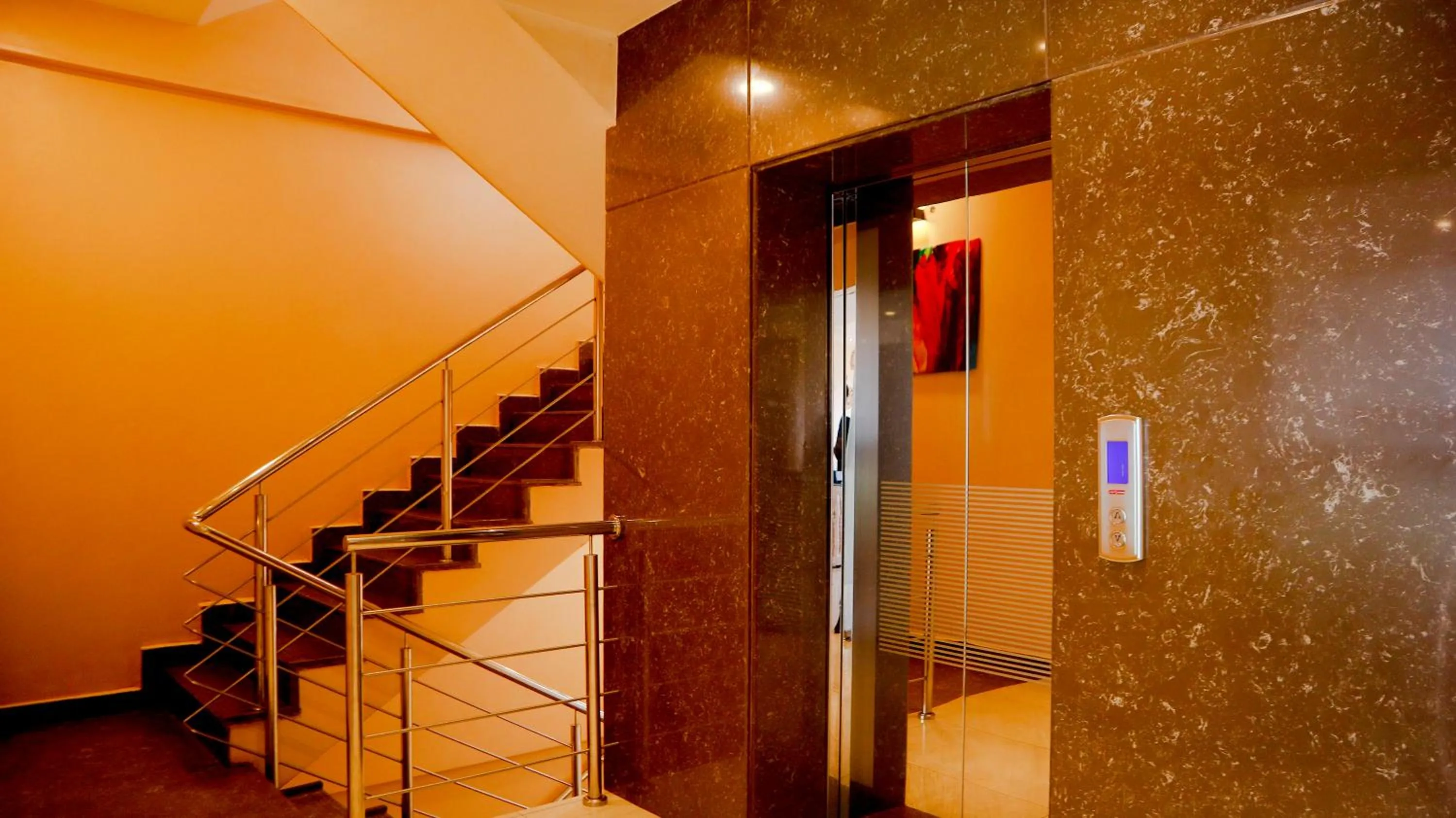 elevator in Millennium Terrace Hotel