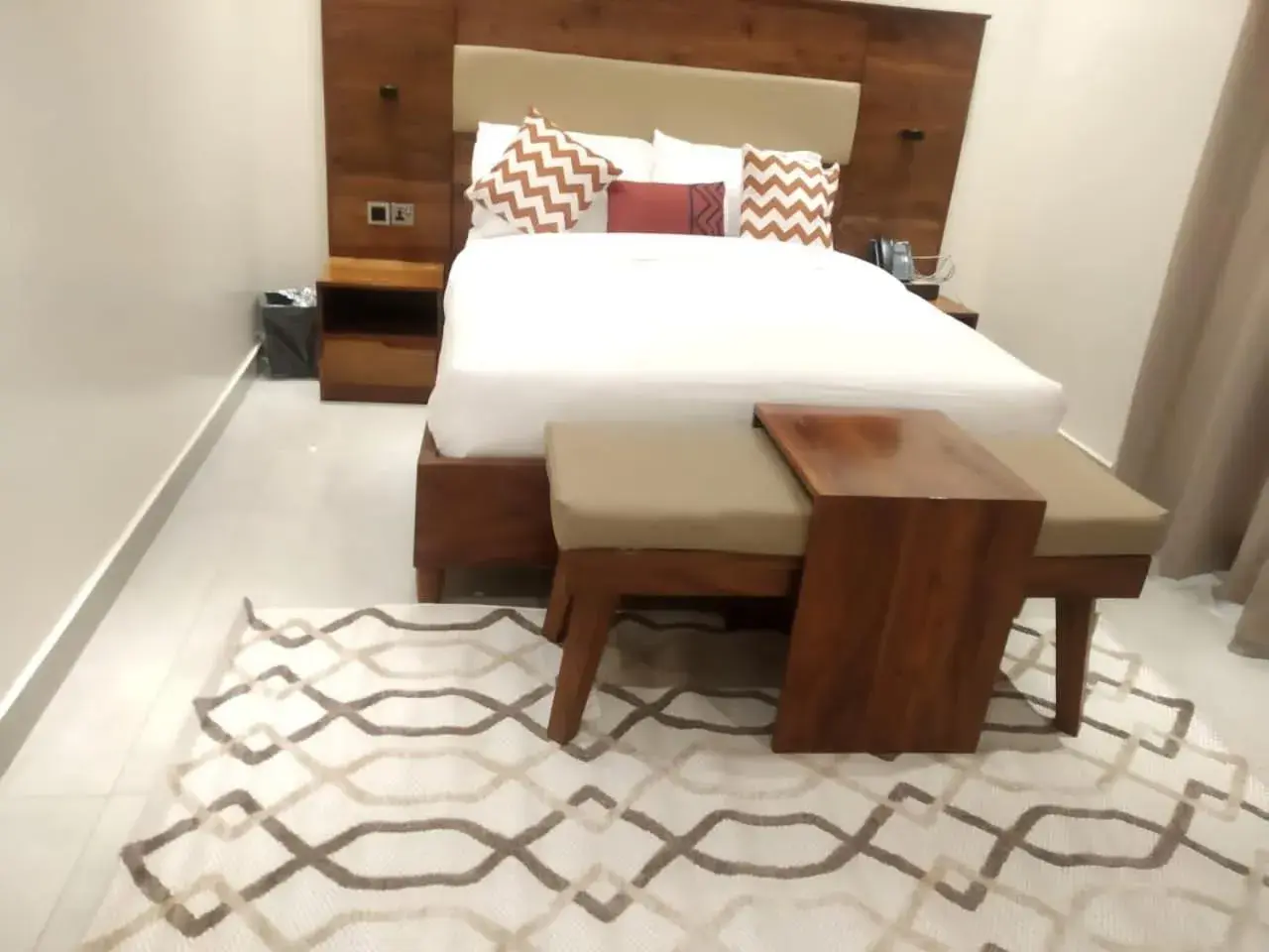 Bedroom, Bed in Millennium Terrace Hotel Bedroom, Bed in Millennium Terrace Hotel