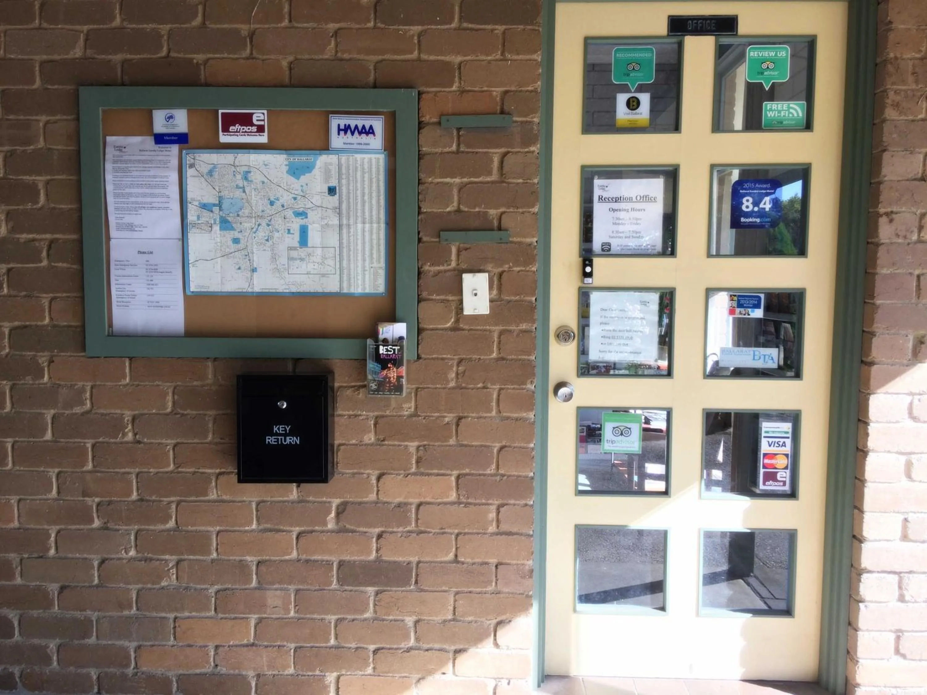 Facade/entrance in Ballarat Eureka Lodge Motel