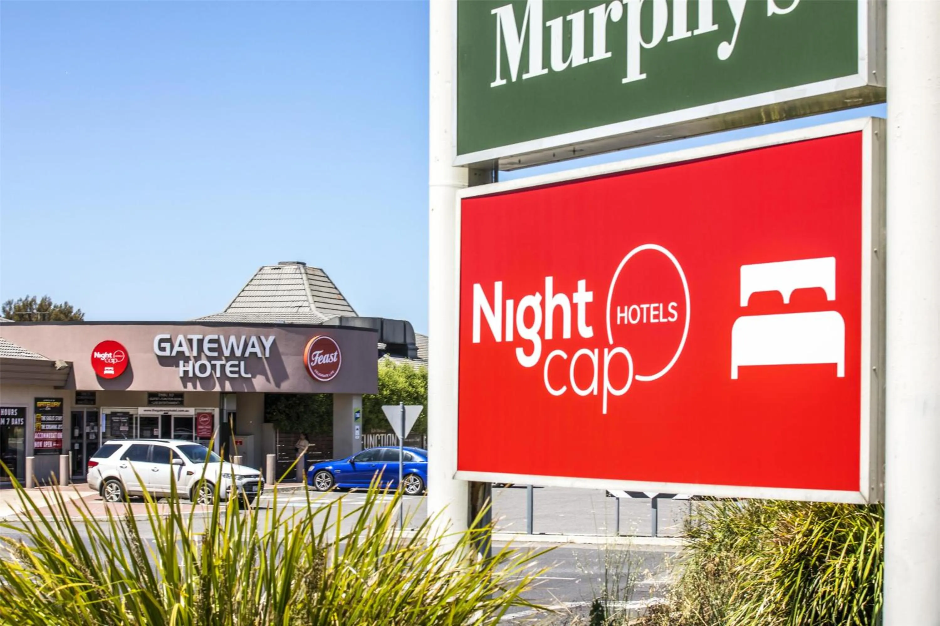 Property logo or sign in Nightcap at Gateway Hotel