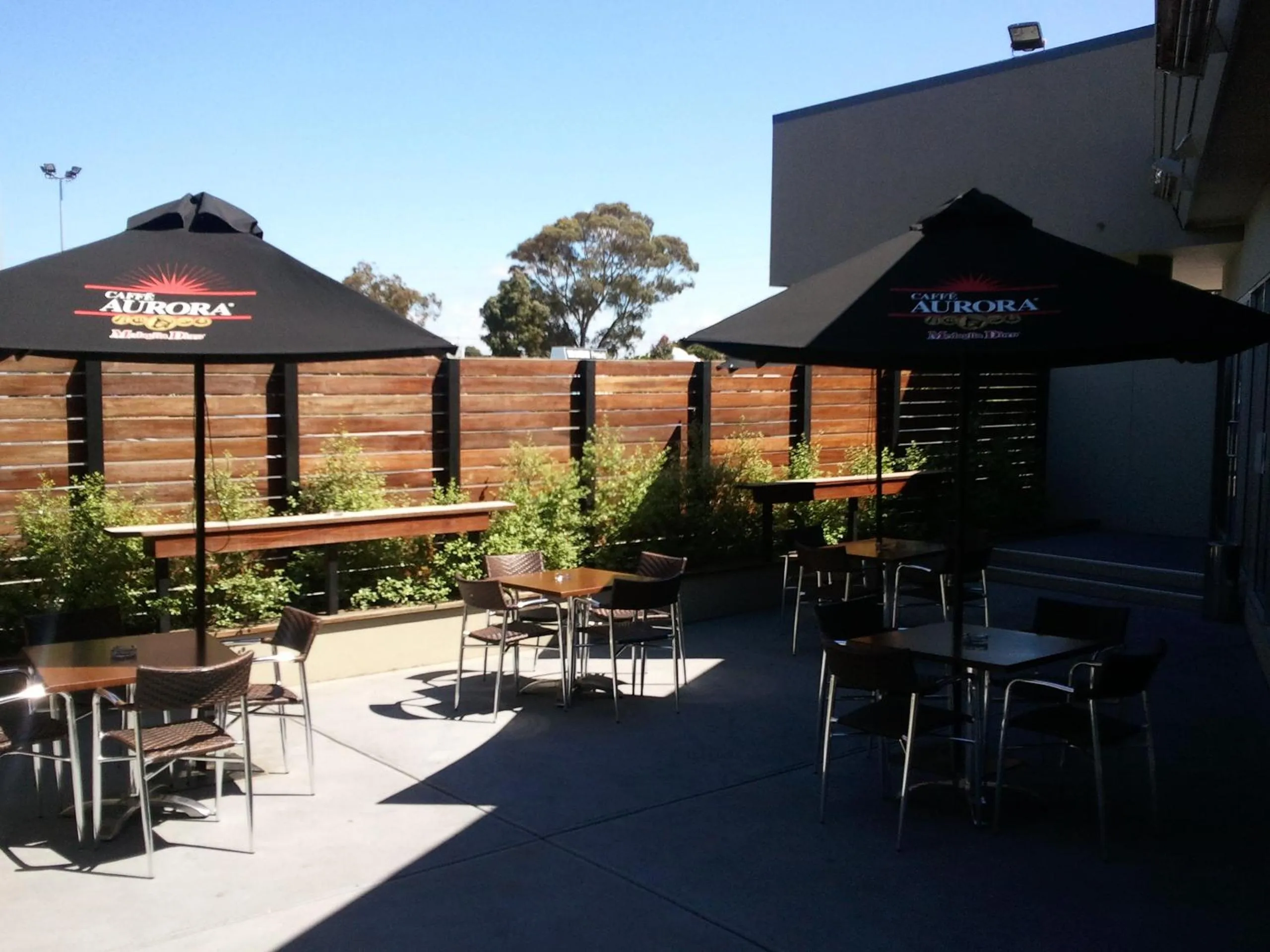 Patio in Nightcap at Gateway Hotel