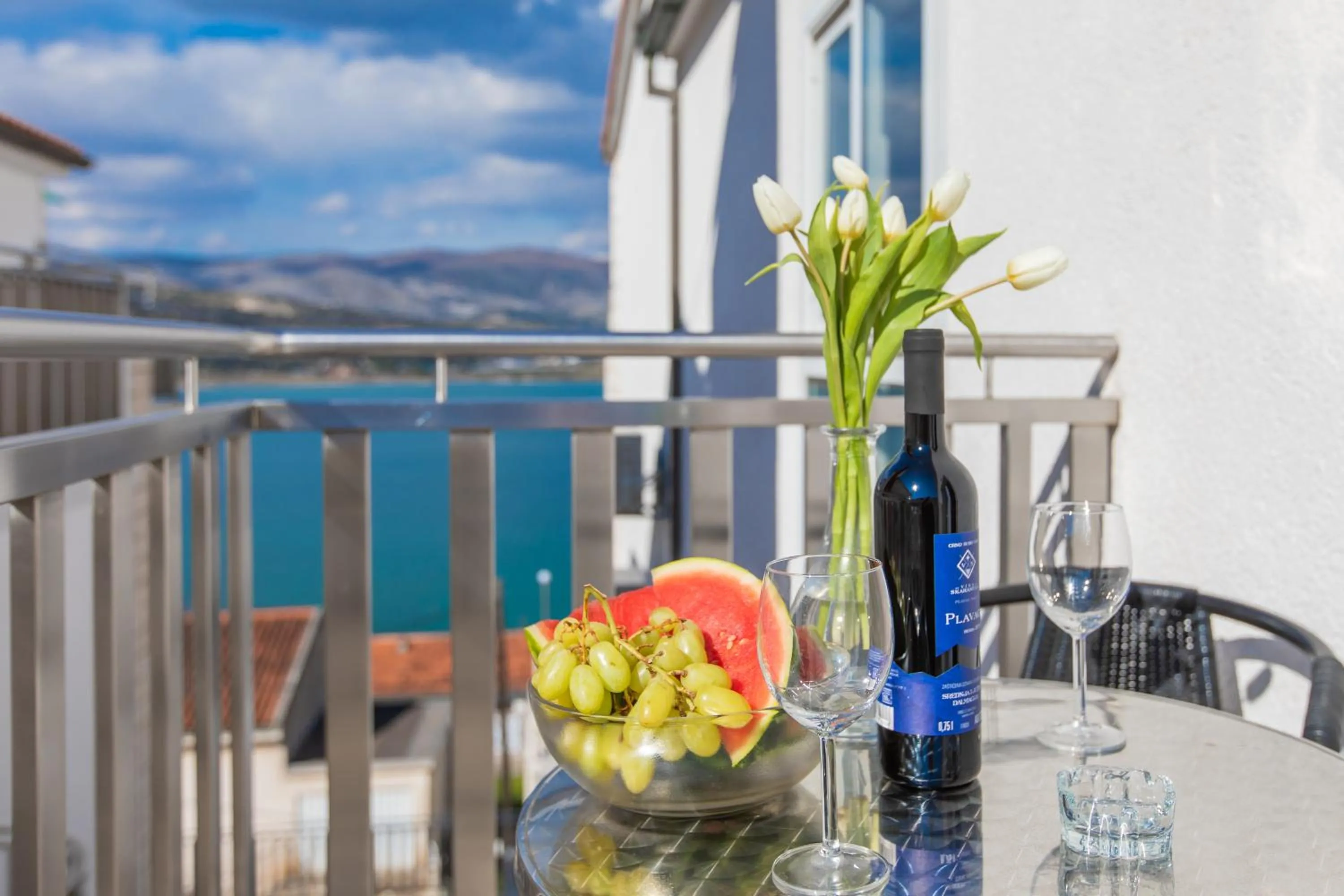 Balcony/Terrace in Hotel Buenavista Beach House Trogir
