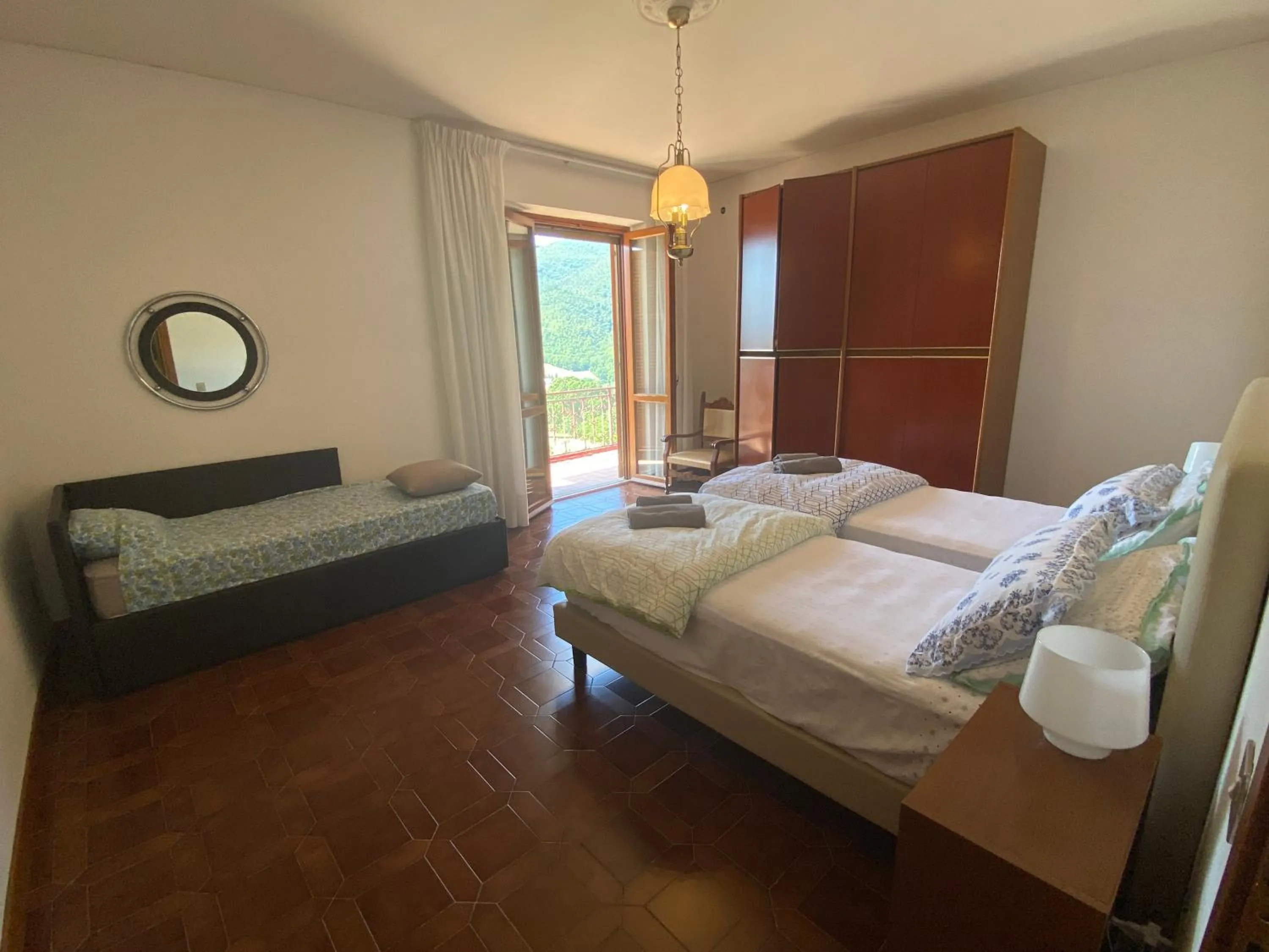 Balcony/Terrace, Bed in B&B Rox e Claudia