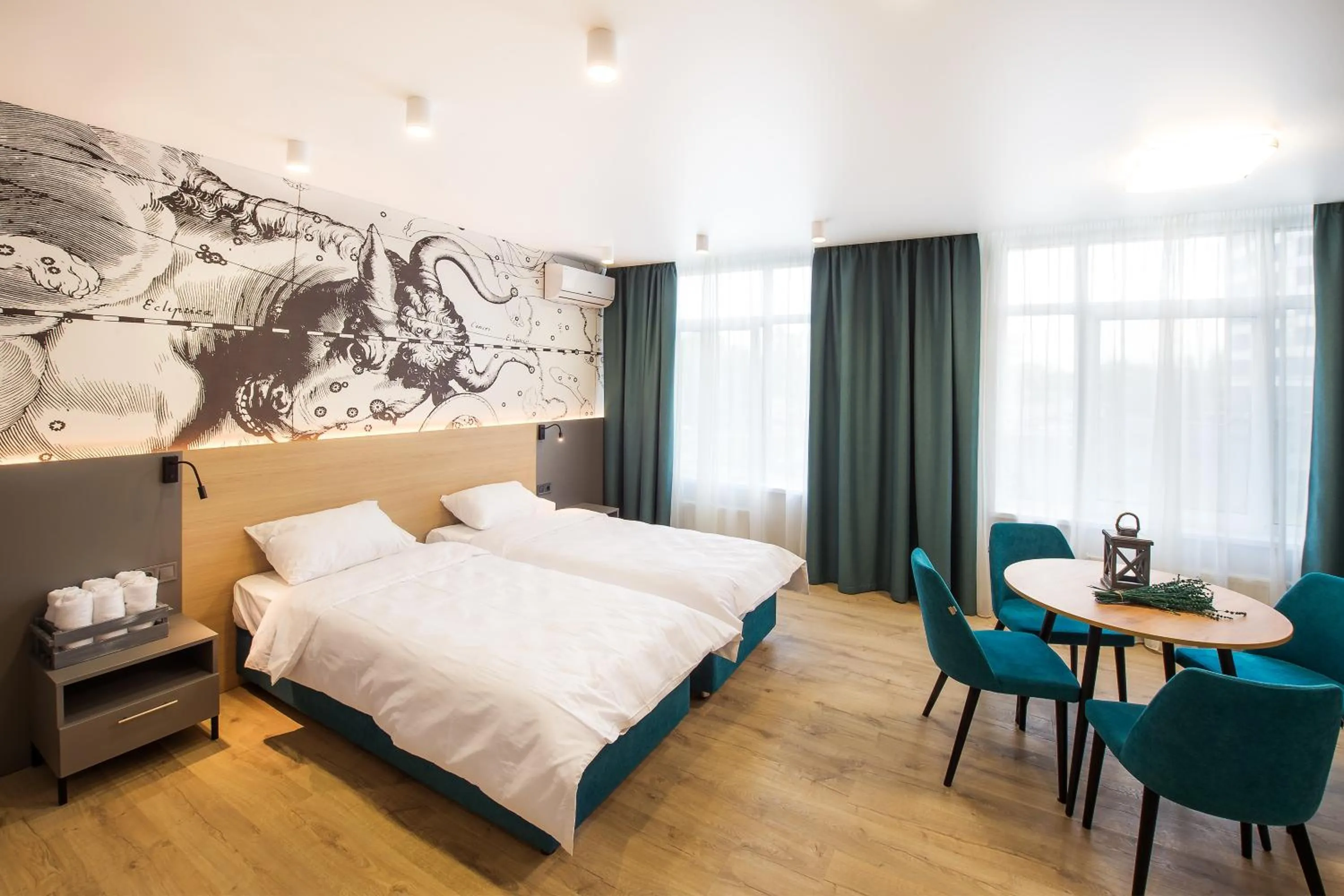 Photo of the whole room, Bed in ORION apartments