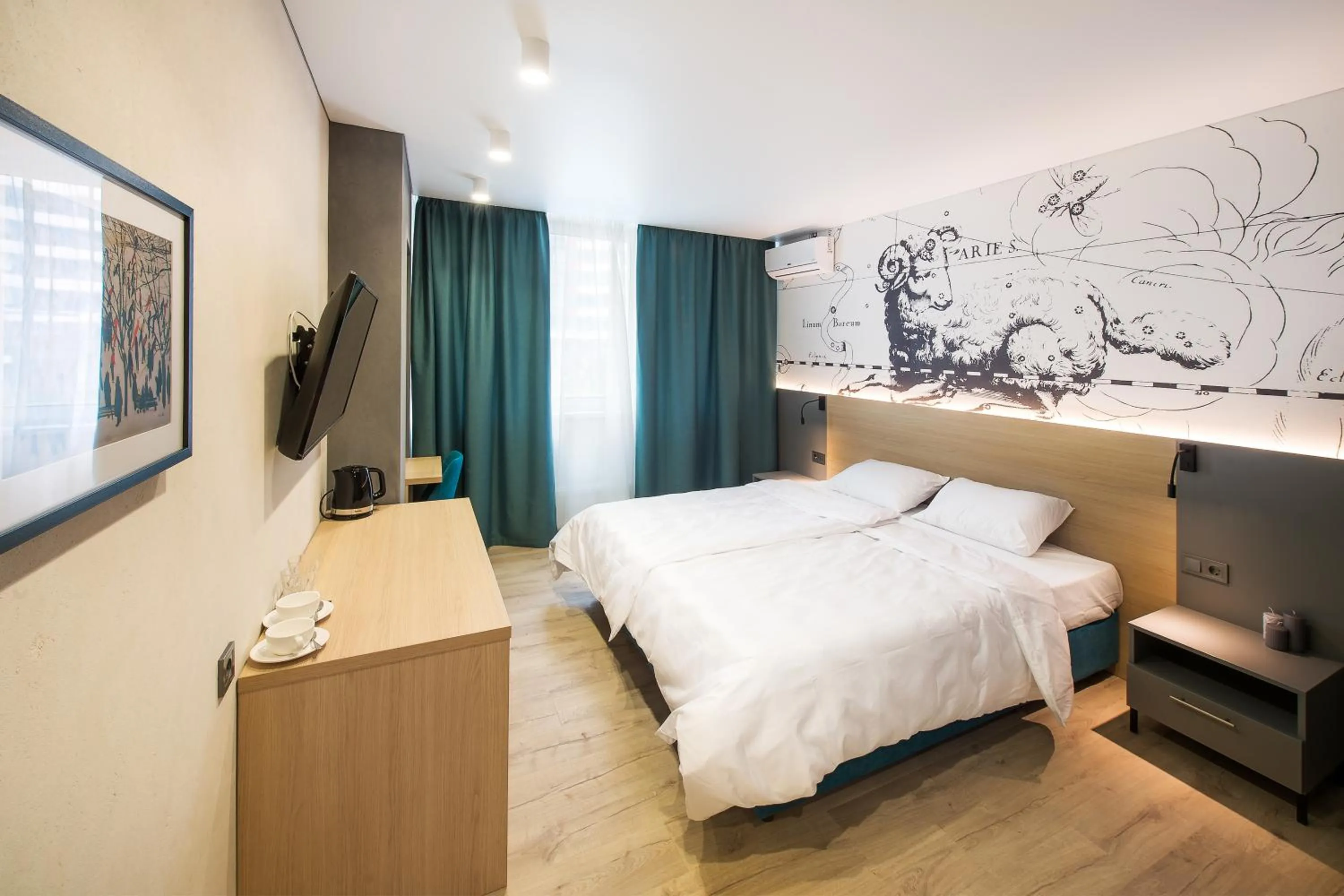 Photo of the whole room, Bed in ORION apartments