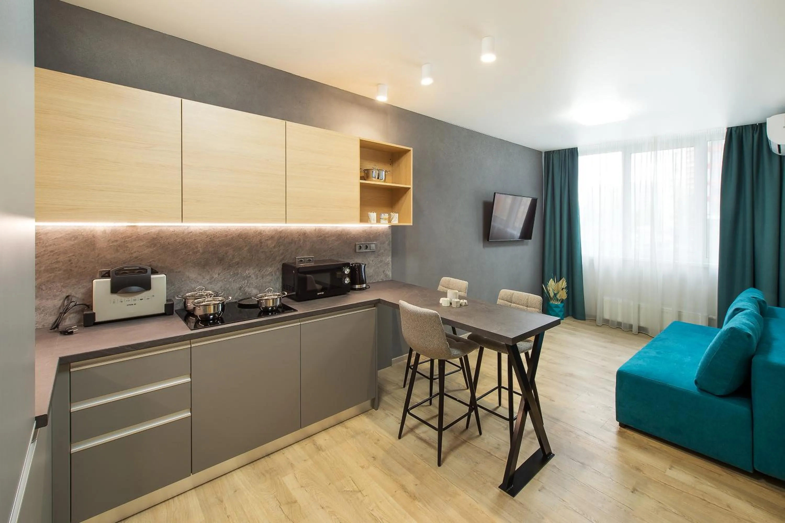 Living room in ORION apartments