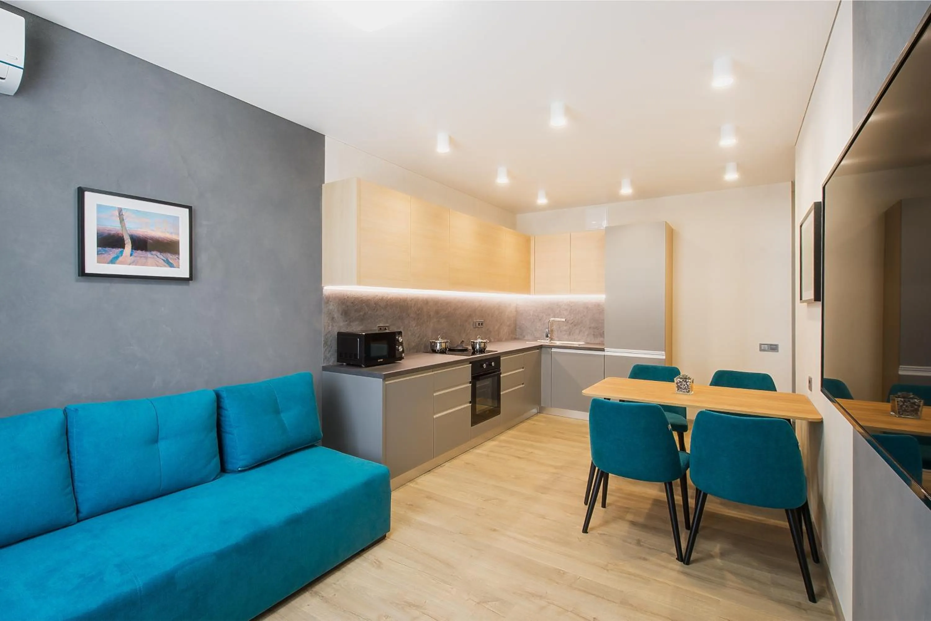 Photo of the whole room in ORION apartments