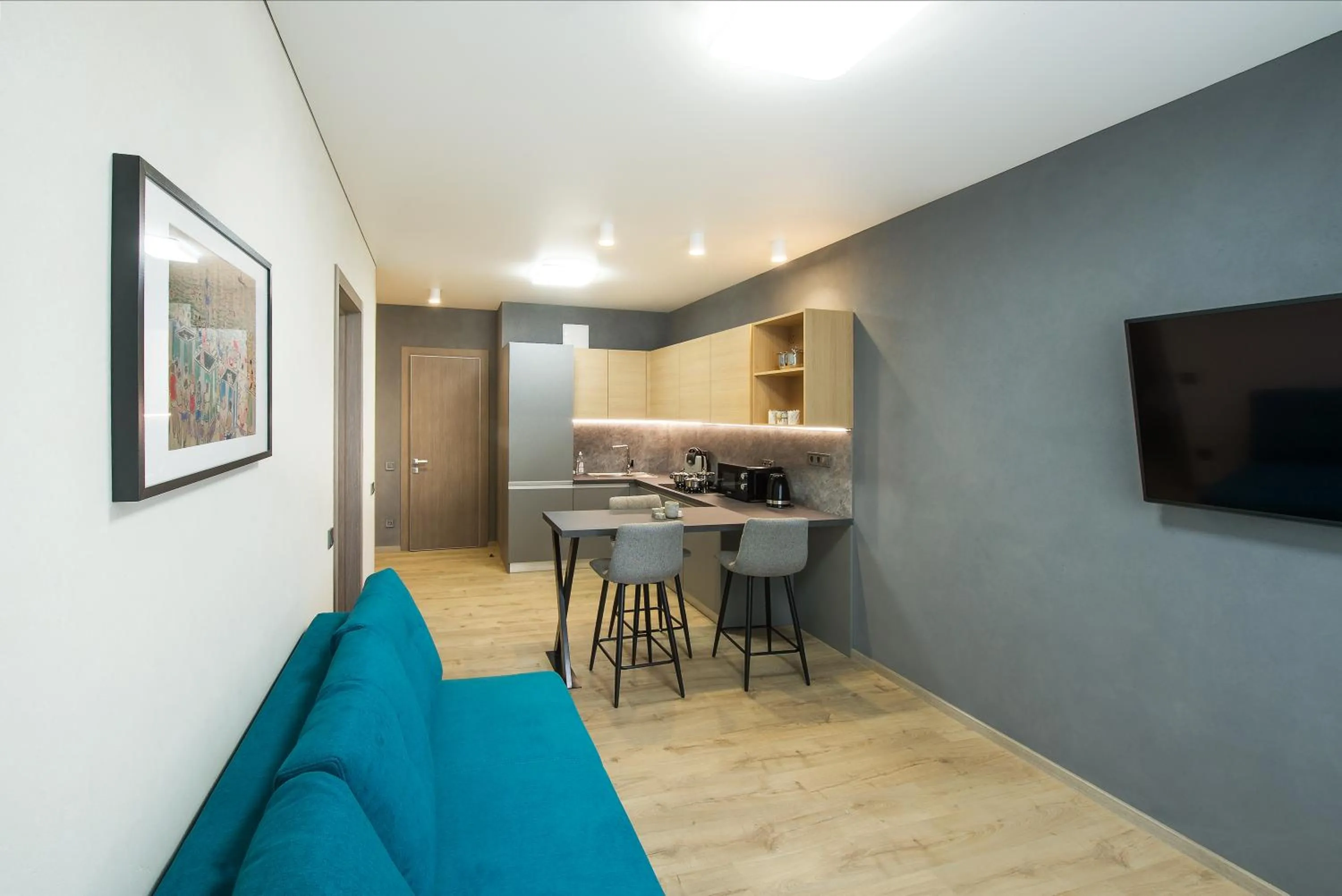 Photo of the whole room in ORION apartments