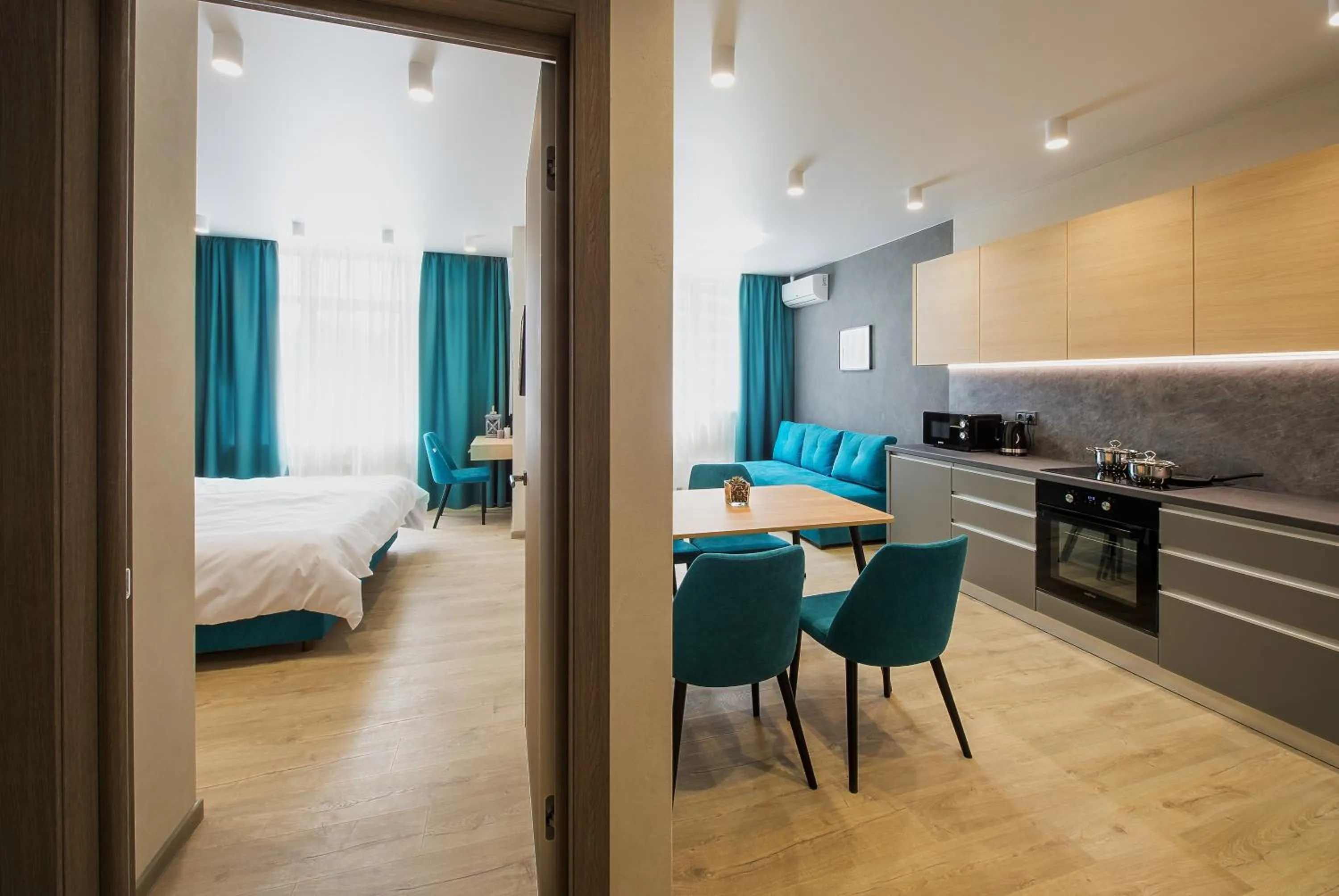 Photo of the whole room, Bed in ORION apartments