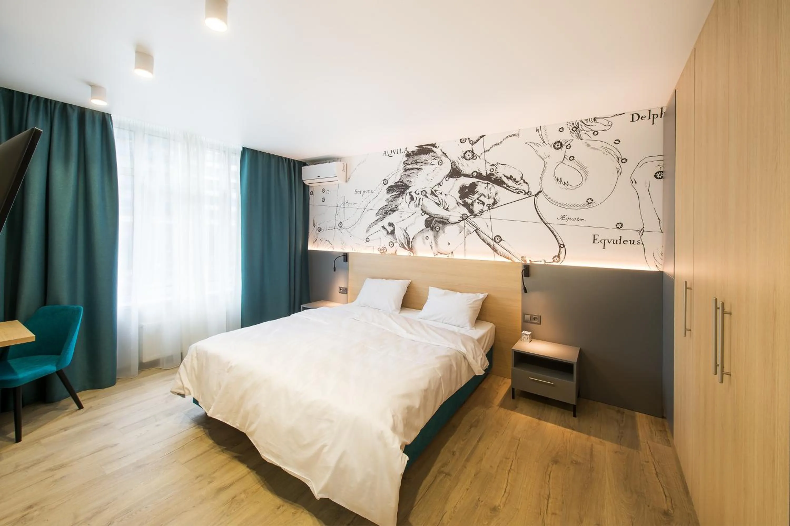 Bedroom, Bed in ORION apartments
