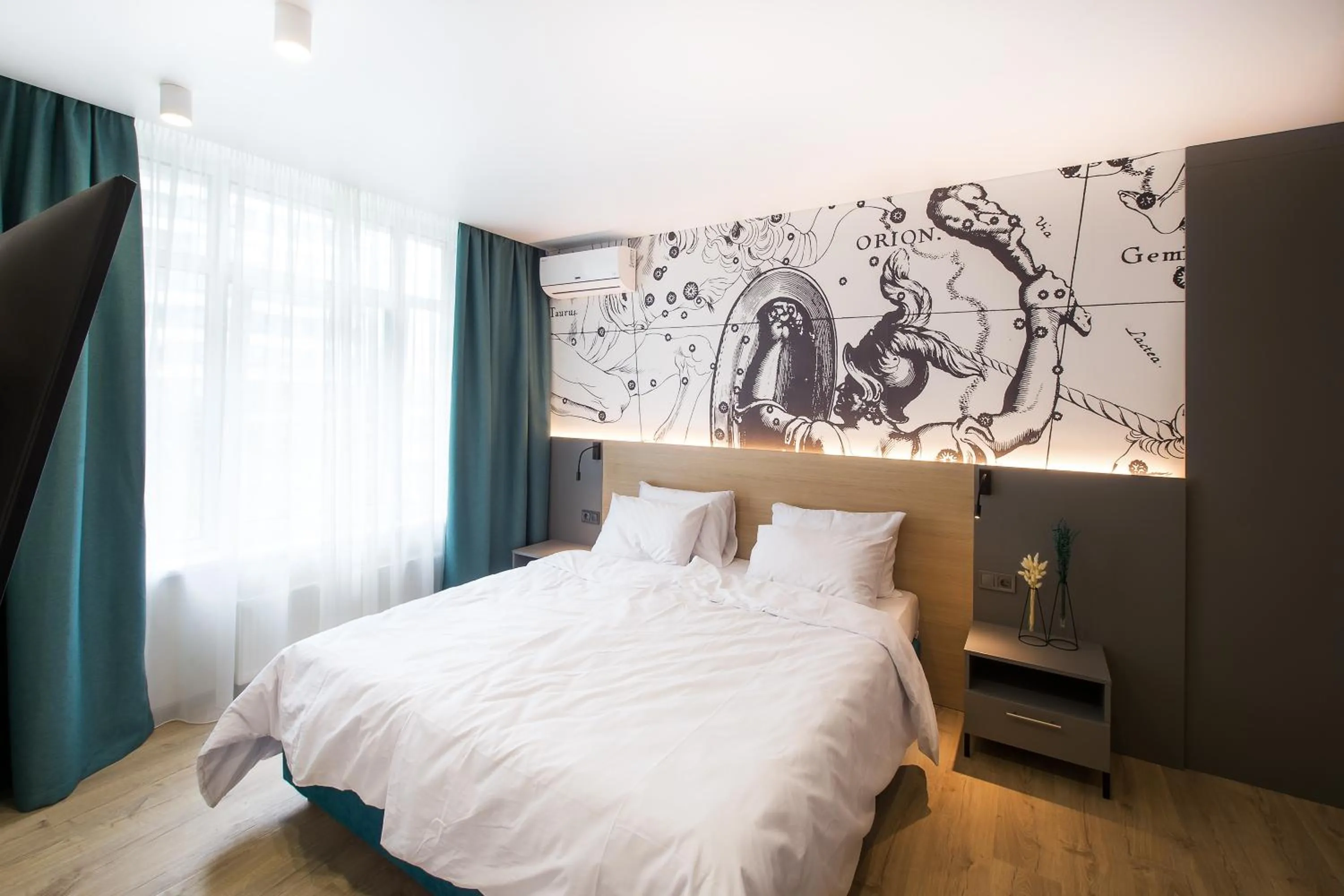 Bedroom, Bed in ORION apartments