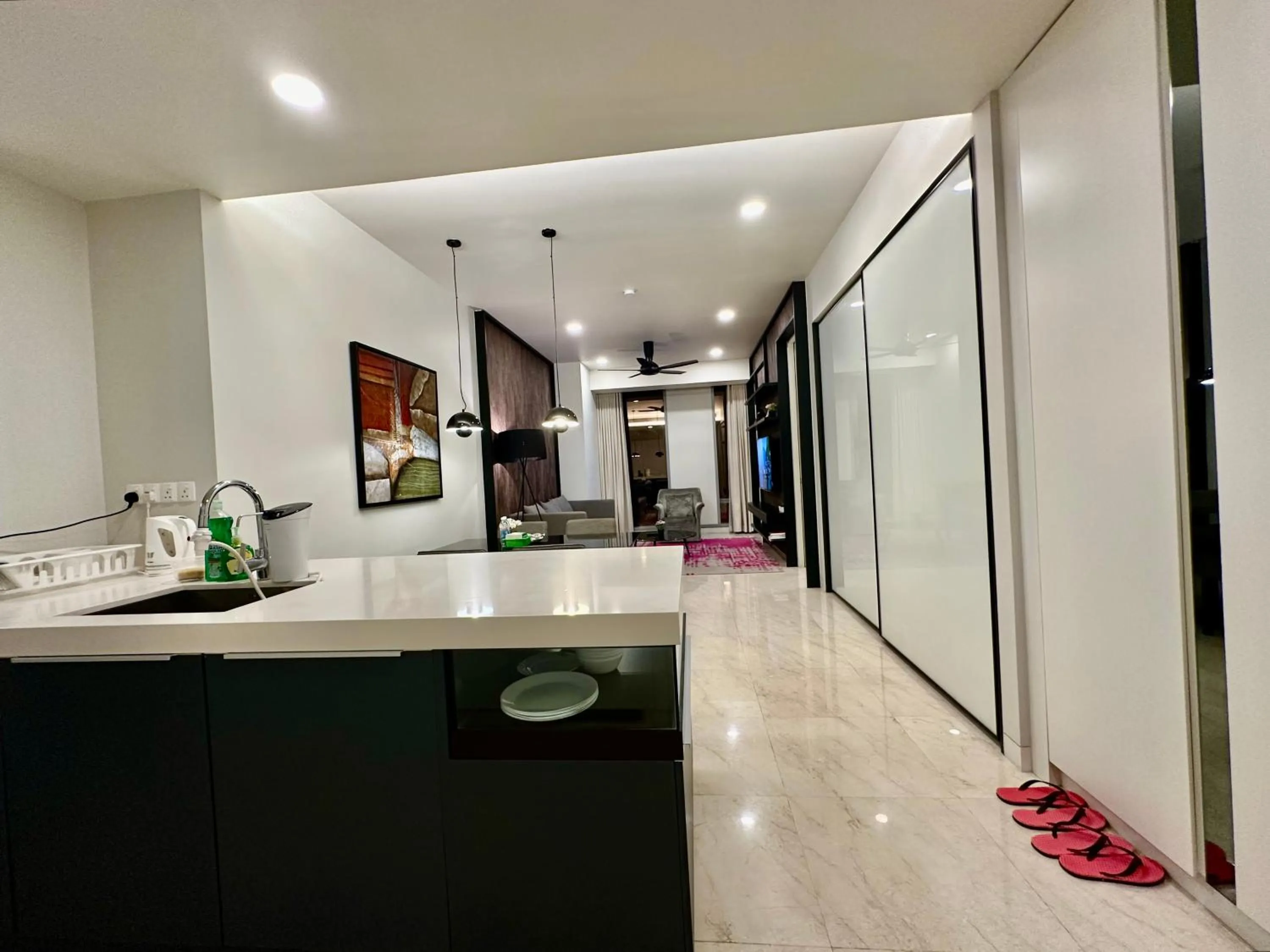 Kitchen or kitchenette in Tropicana The Residence By Klcc