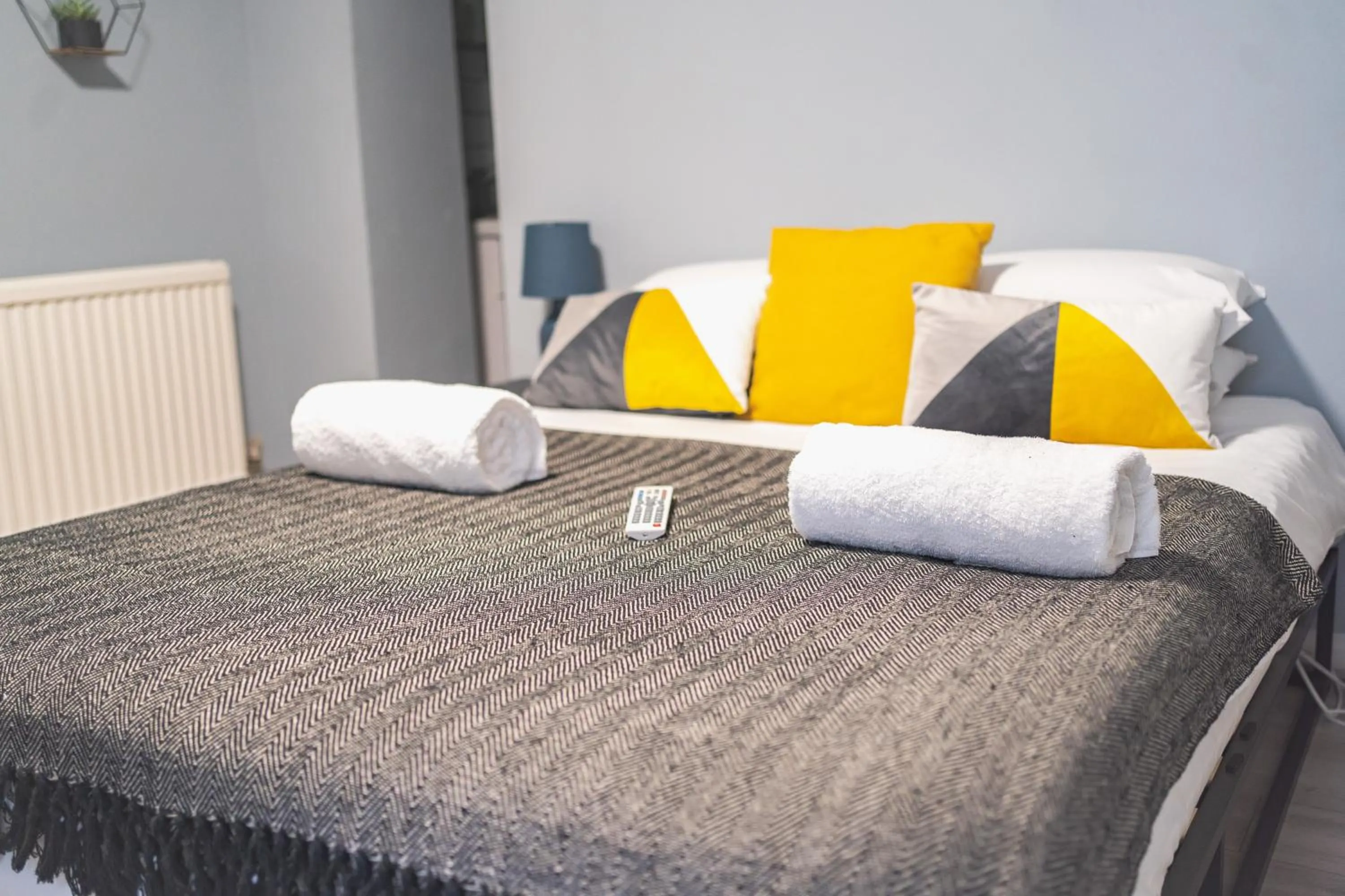 Bed in Saltwater Guest House